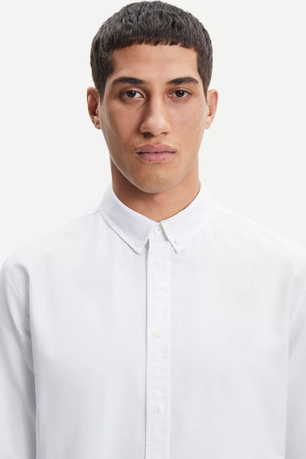 Chemises-Homme Samsøe Samsøe Liam BX 8111 WHITE