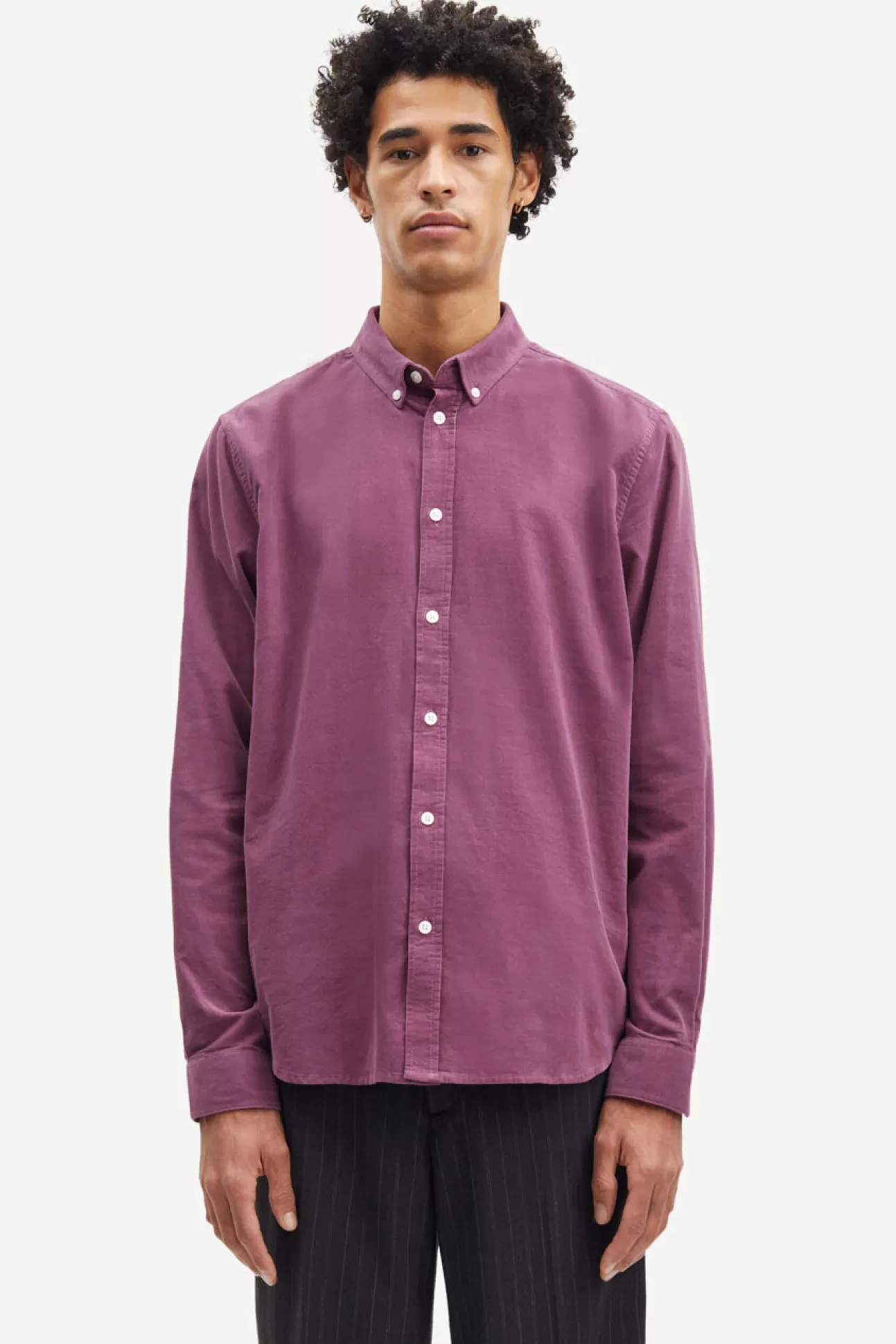 Chemises-Homme Samsøe Samsøe Liam BX shirt 10504 Tulipwood