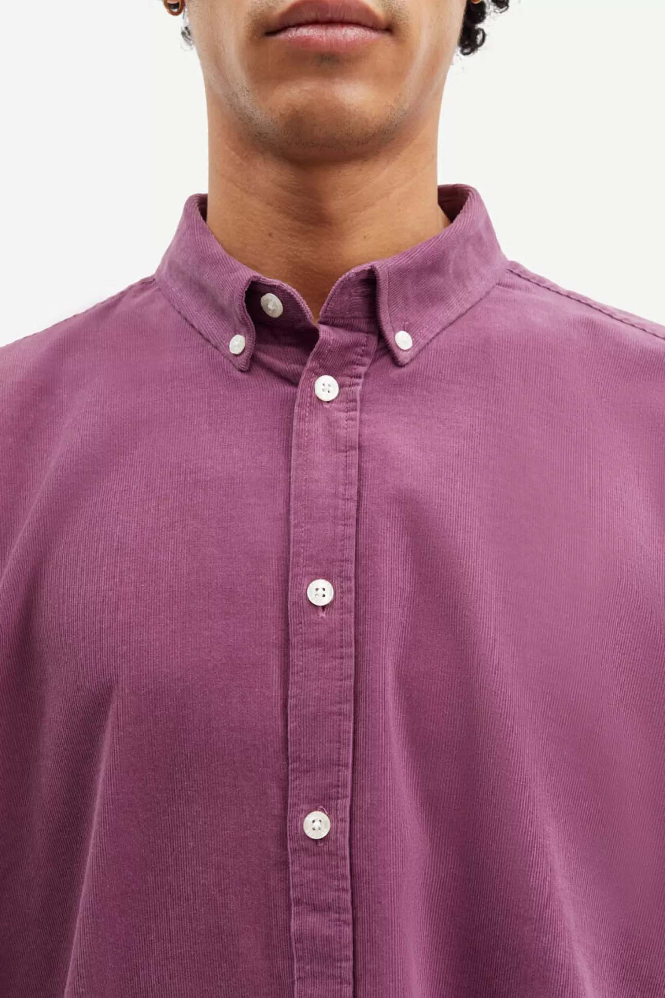 Chemises-Homme Samsøe Samsøe Liam BX shirt 10504 Tulipwood