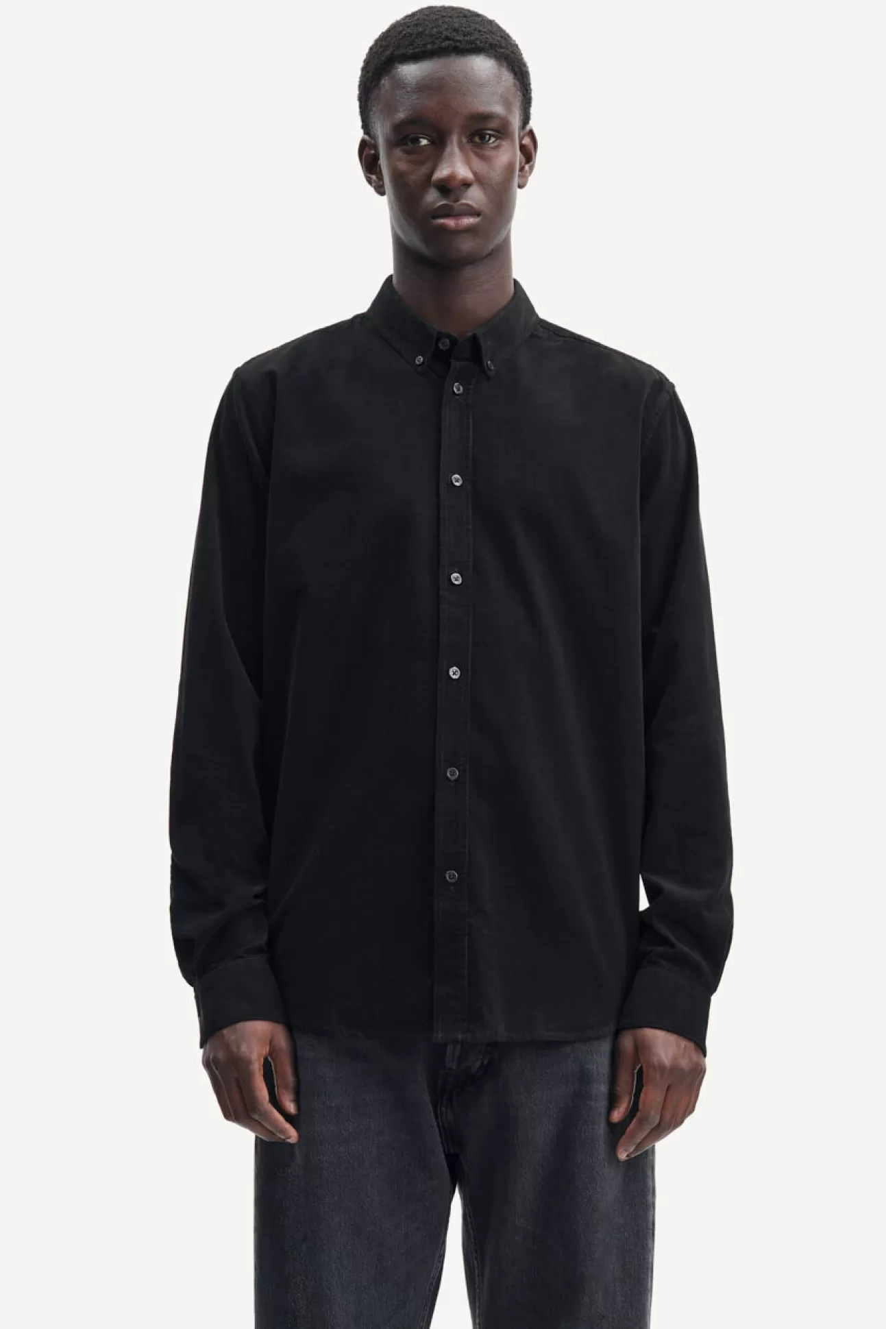 Chemises-Homme Samsøe Samsøe Liam BX shirt 10504 Black