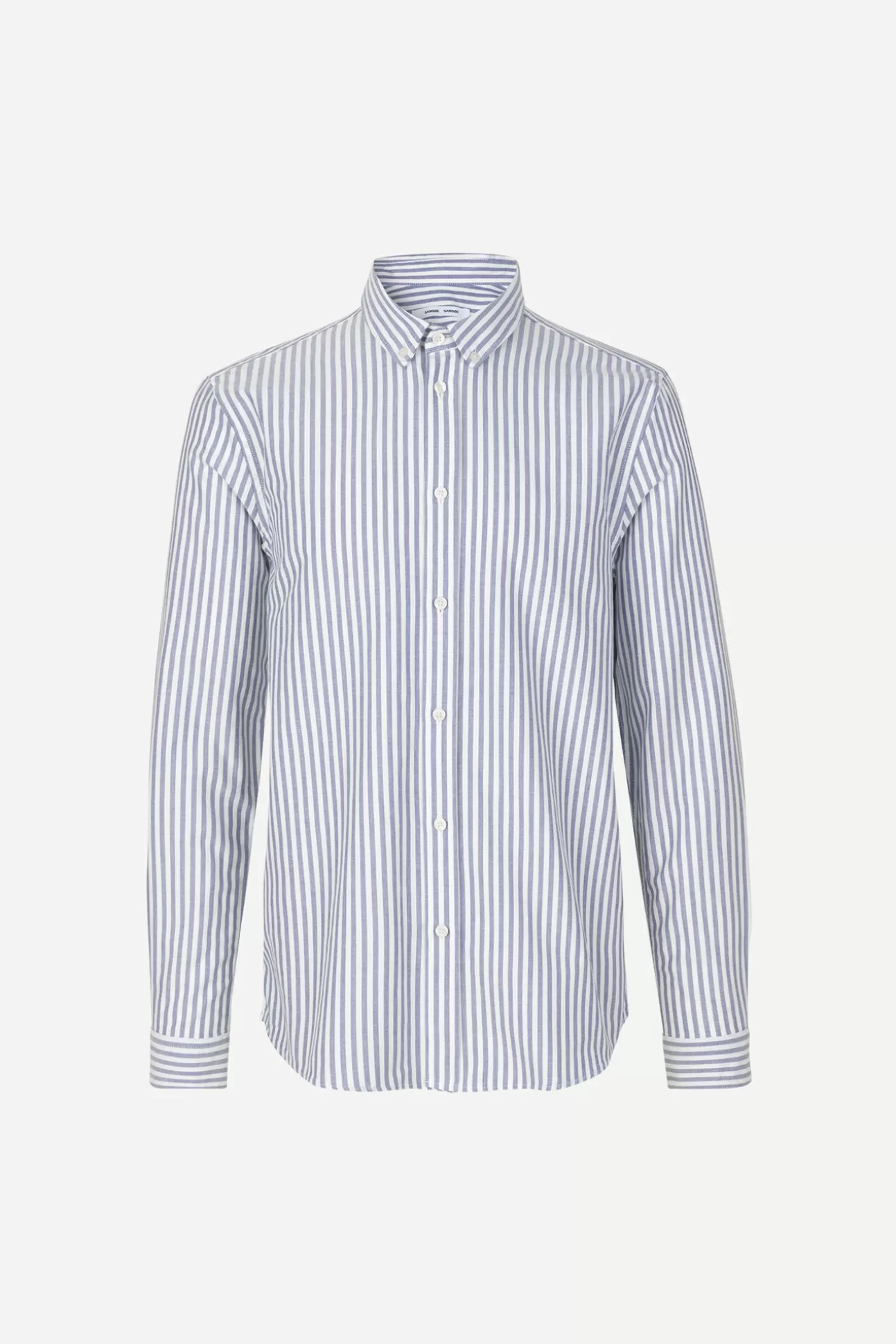 Chemises-Homme Samsøe Samsøe Liam BX shirt 11246 Blue White St.