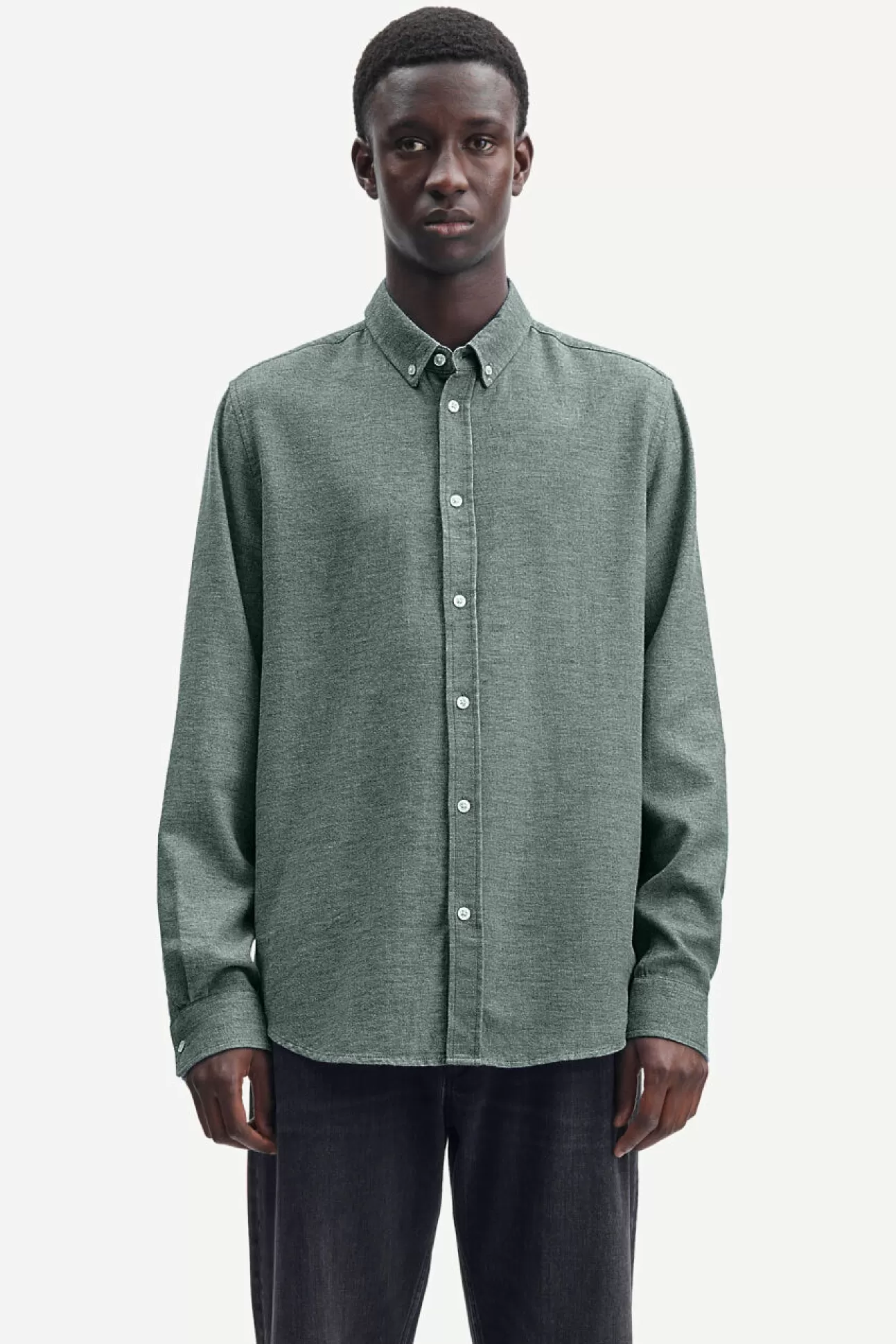 Chemises-Homme Samsøe Samsøe Liam BX shirt 14039 Garden Topiary Mel.