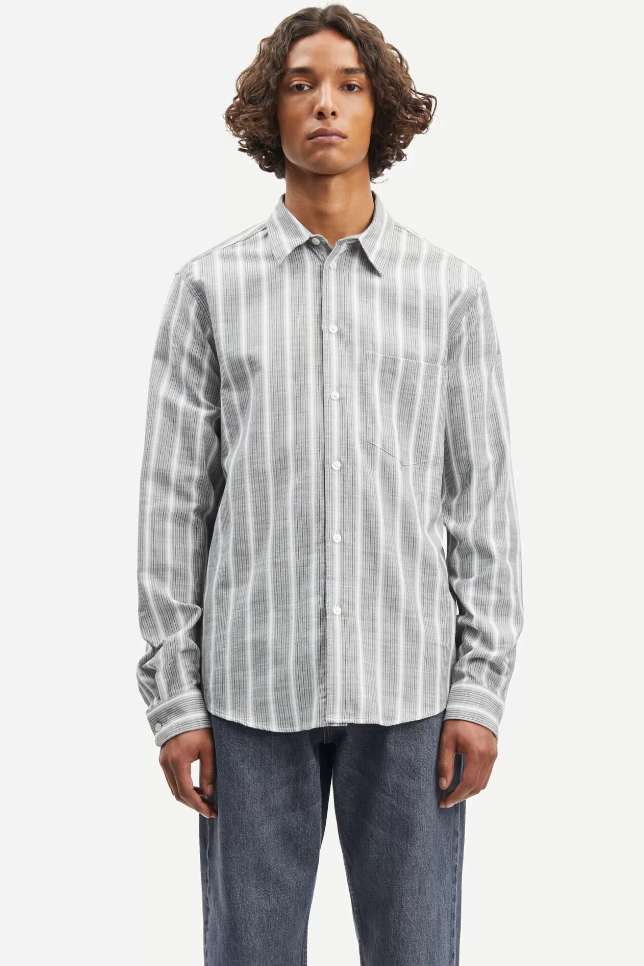 Chemises-Homme Samsøe Samsøe Liam FP shirt 14531 Climbing Ivy St.