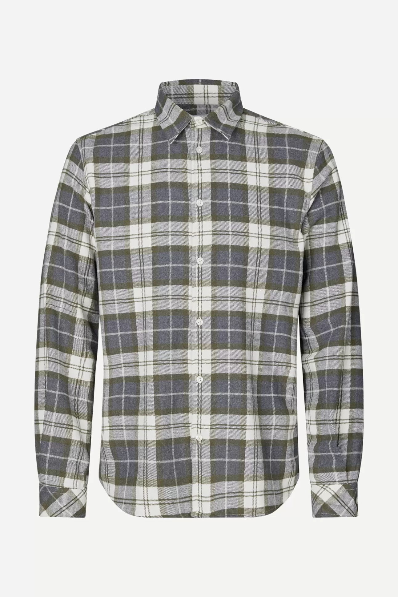 Chemises-Homme Samsøe Samsøe Liam FX shirt 14918 Stormy Weather Ch.