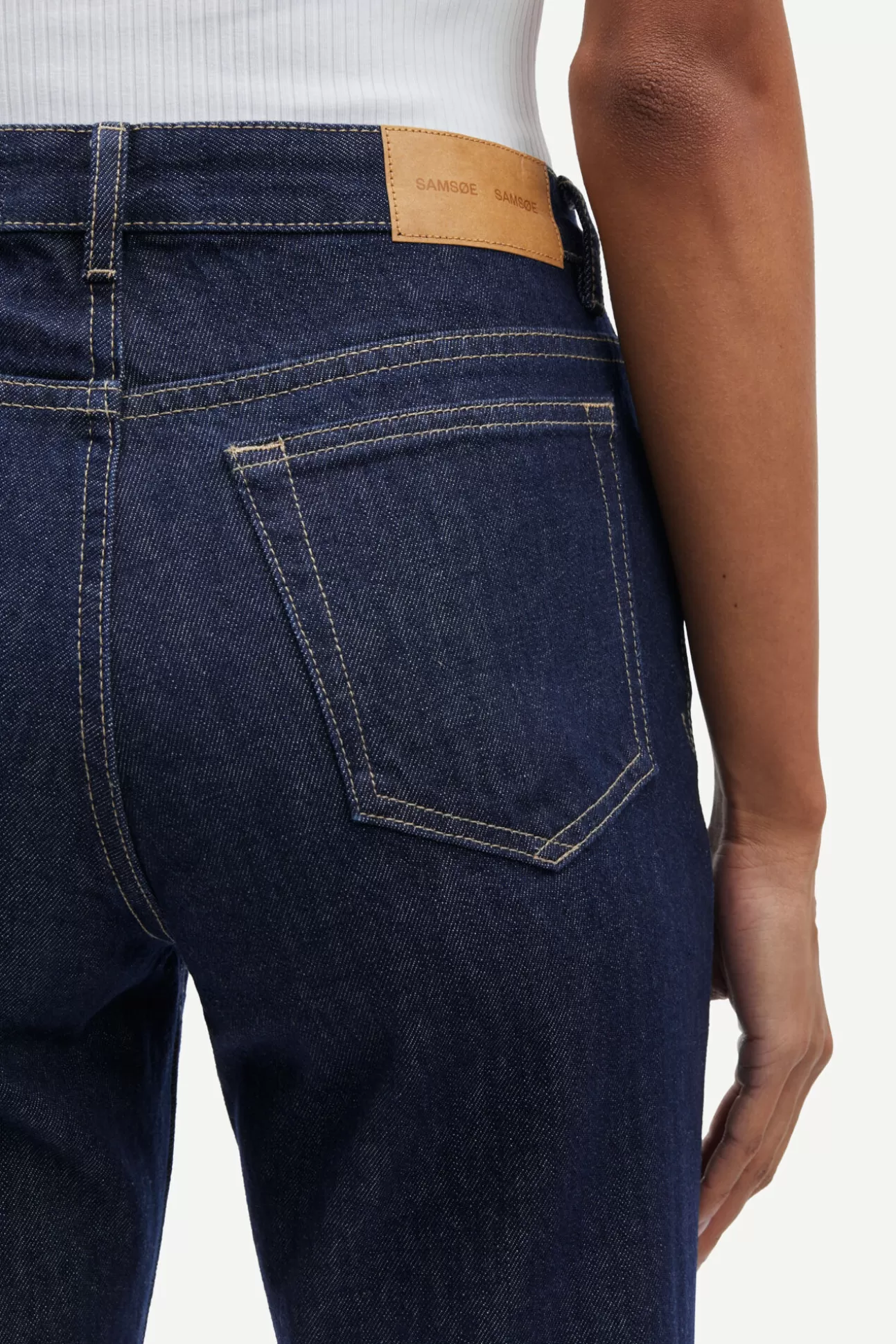 Jeans-Femme Samsøe Samsøe Liva jeans 15059 Dark Lake