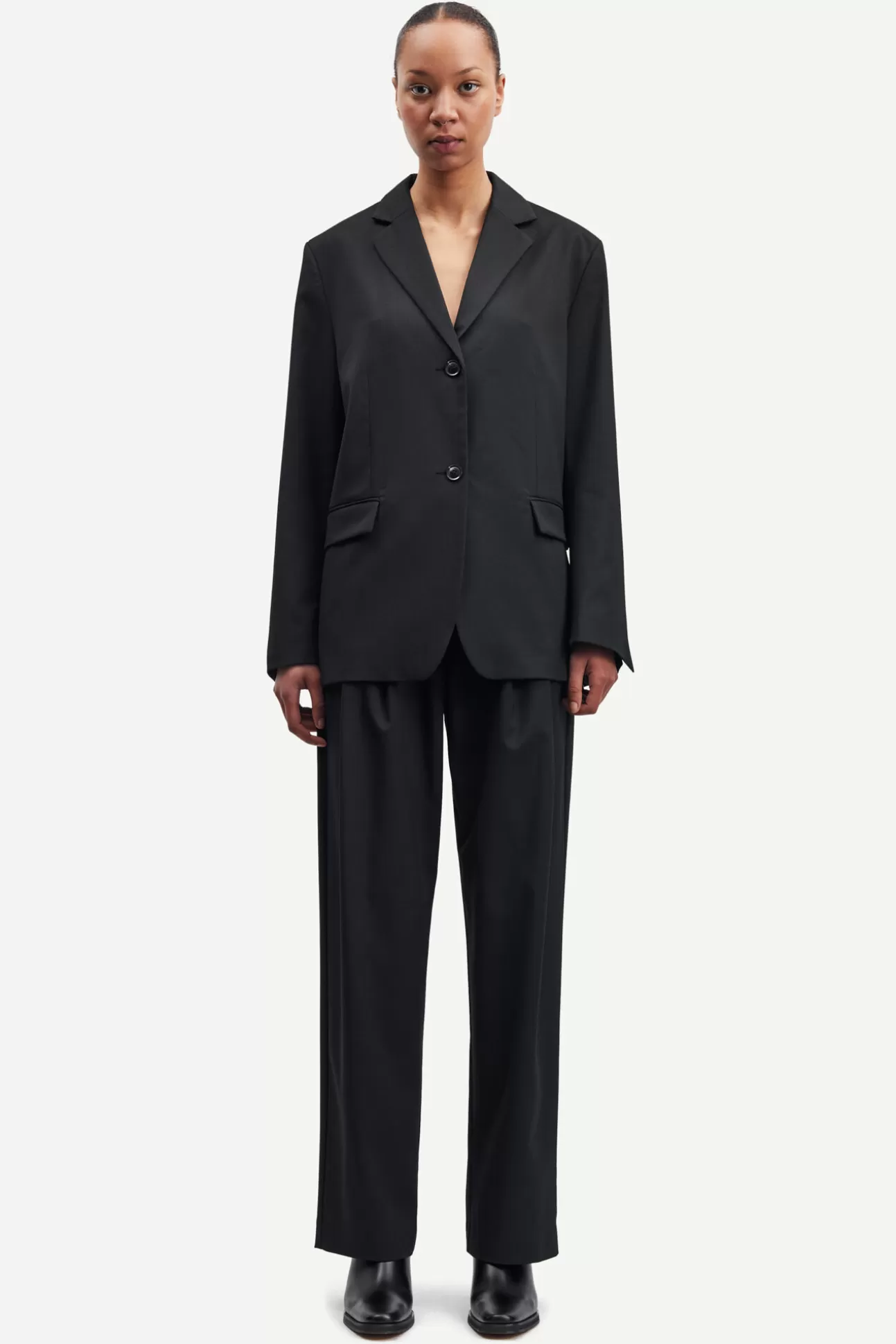 Ensembles assortis | Pantalons-Femme Samsøe Samsøe Luzy trousers 15045 Black