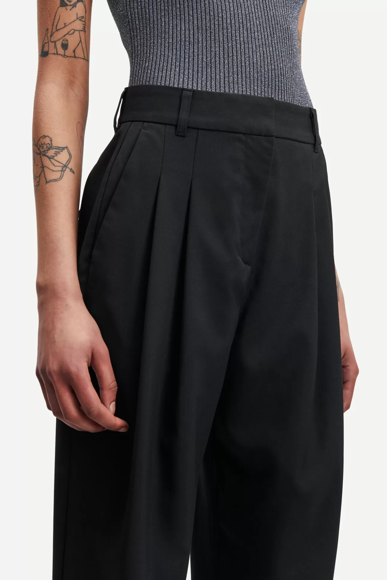 Ensembles assortis | Pantalons-Femme Samsøe Samsøe Luzy trousers 15045 Black