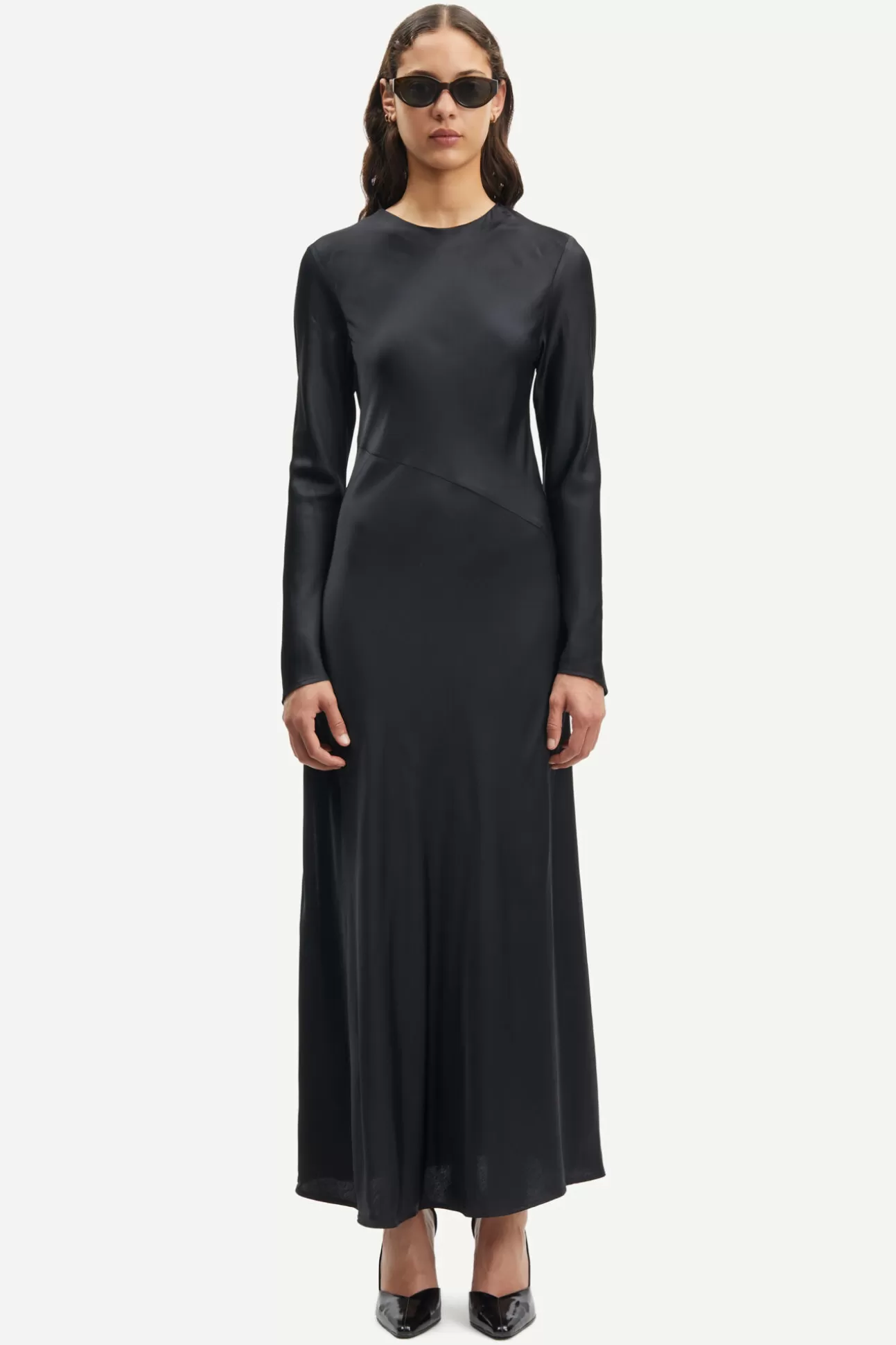 Robes et combinaisons-Femme Samsøe Samsøe Madeleine dress 14905 Black