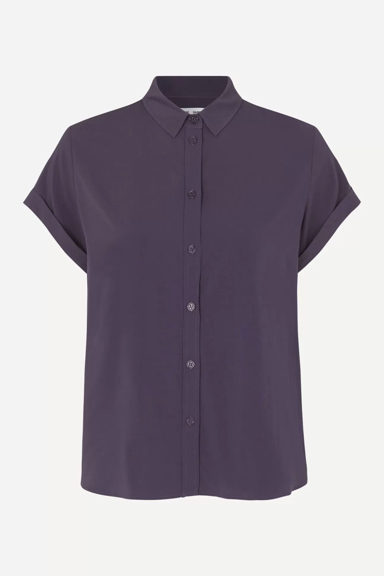 Chemises et chemisiers-Femme Samsøe Samsøe Majan ss shirt 9942 Sweet Grape