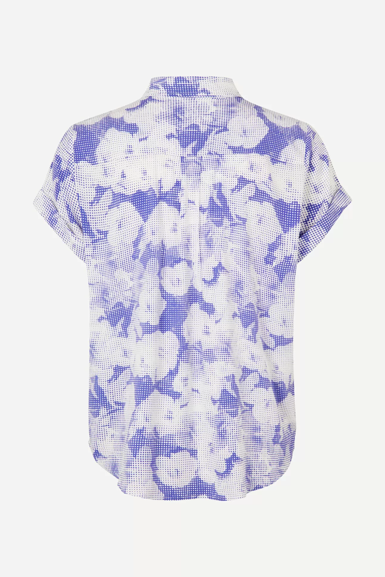 Chemises et chemisiers-Femme Samsøe Samsøe Majan ss shirt aop 9942 Freesia Purple