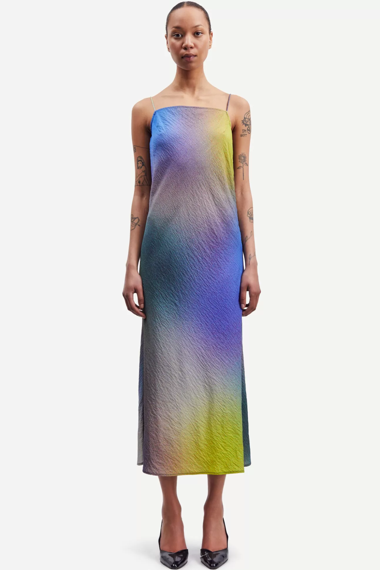 Robes et combinaisons-Femme Samsøe Samsøe Mannaha dress 14639 Blur Multi.