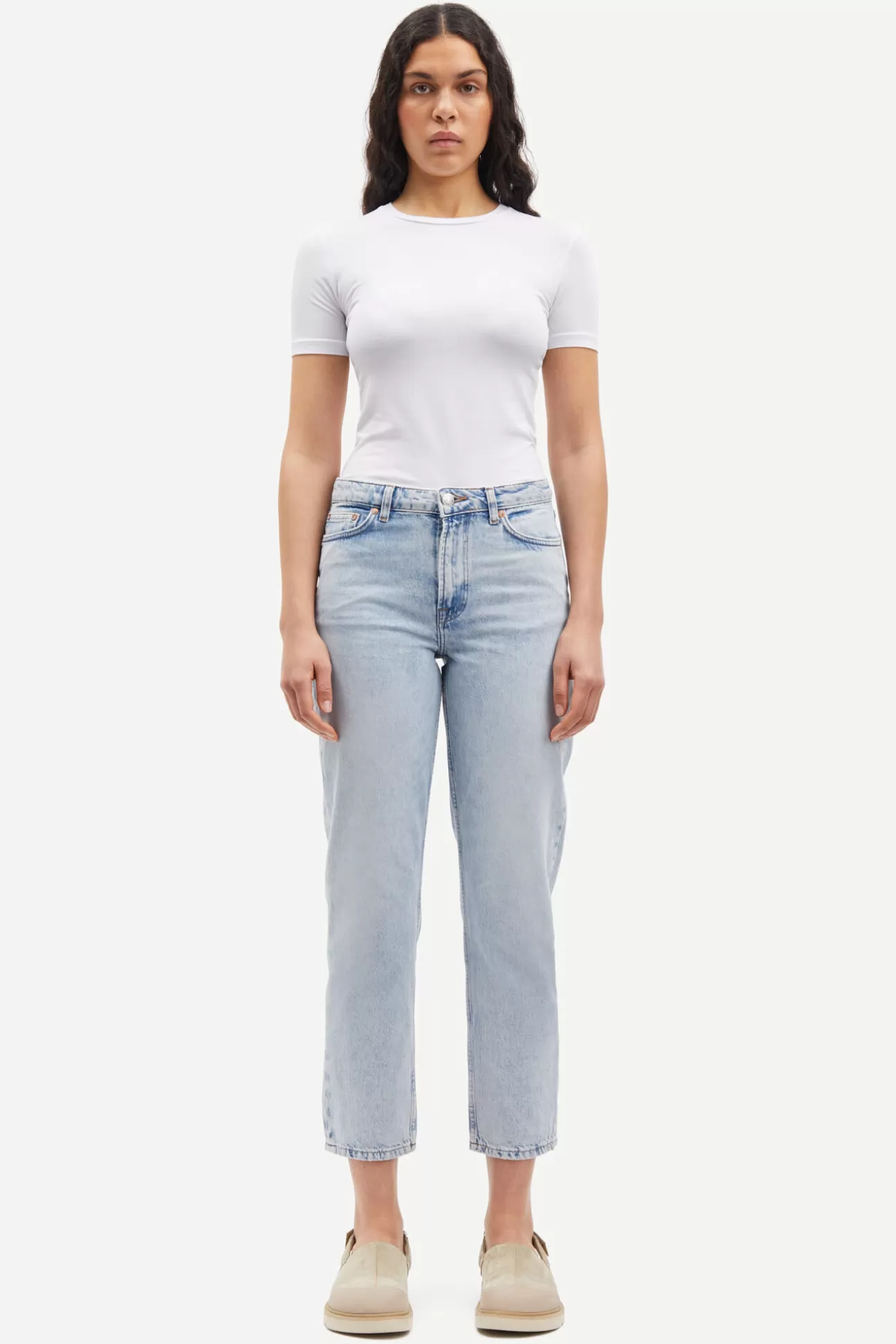 Jeans-Femme Samsøe Samsøe Marianne jeans 14606 Frozen snow