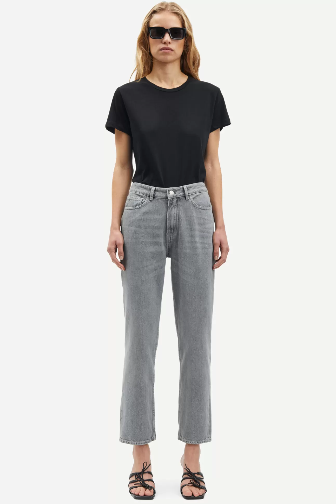 Jeans-Femme Samsøe Samsøe Marianne jeans 15061 Mist