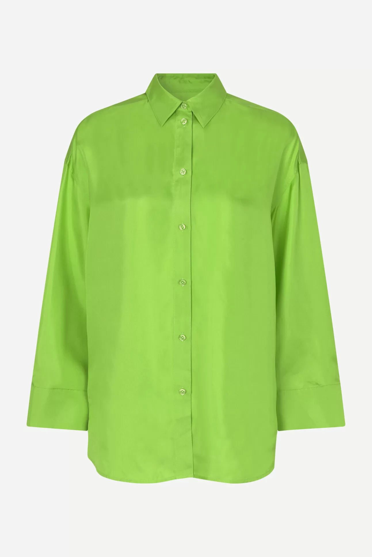 Chemises et chemisiers-Femme Samsøe Samsøe Marika shirt 14898 Green Flash