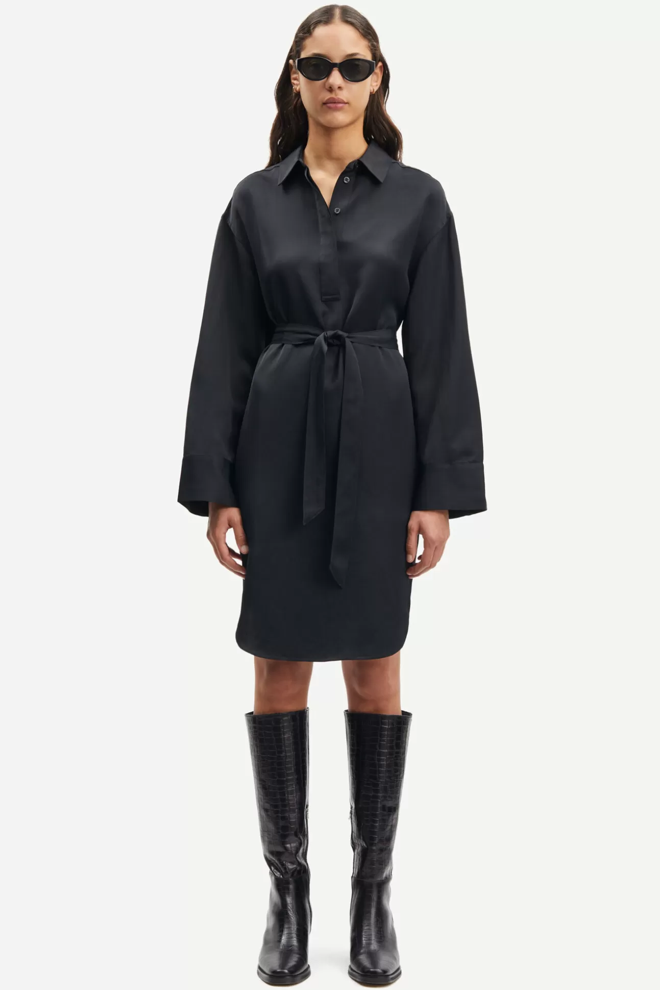 Robes et combinaisons-Femme Samsøe Samsøe Marina dress 15044 Black