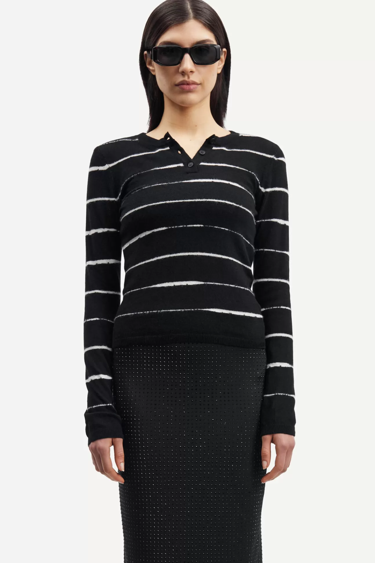 Pulls-Femme Samsøe Samsøe May crew neck 15028 Black St.