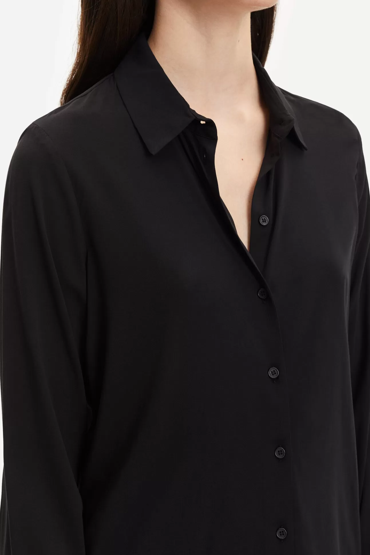 Chemises et chemisiers-Femme Samsøe Samsøe Milly np shirt 9942 Black