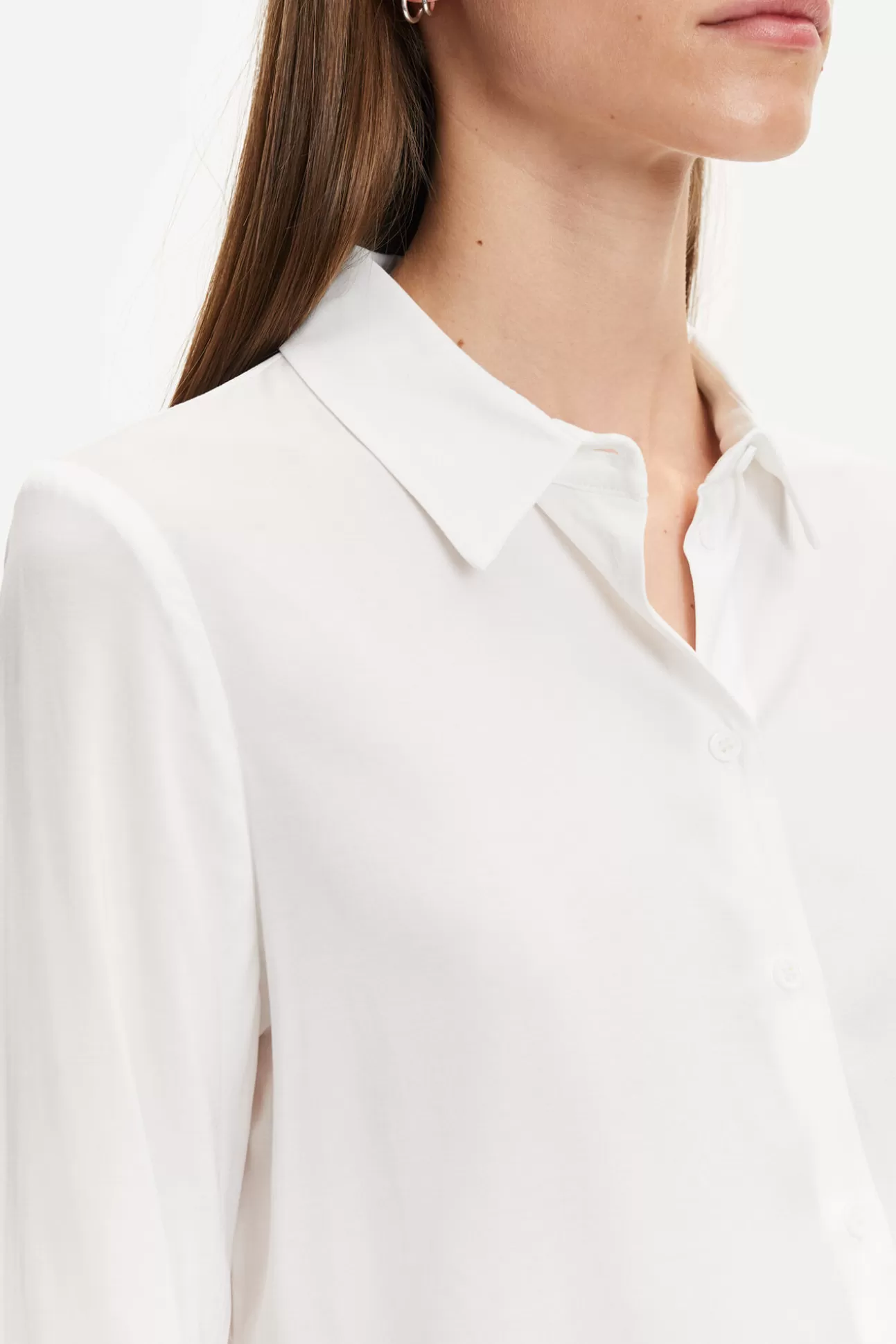 Chemises et chemisiers-Femme Samsøe Samsøe Milly np shirt 9942 CLEAR CREAM