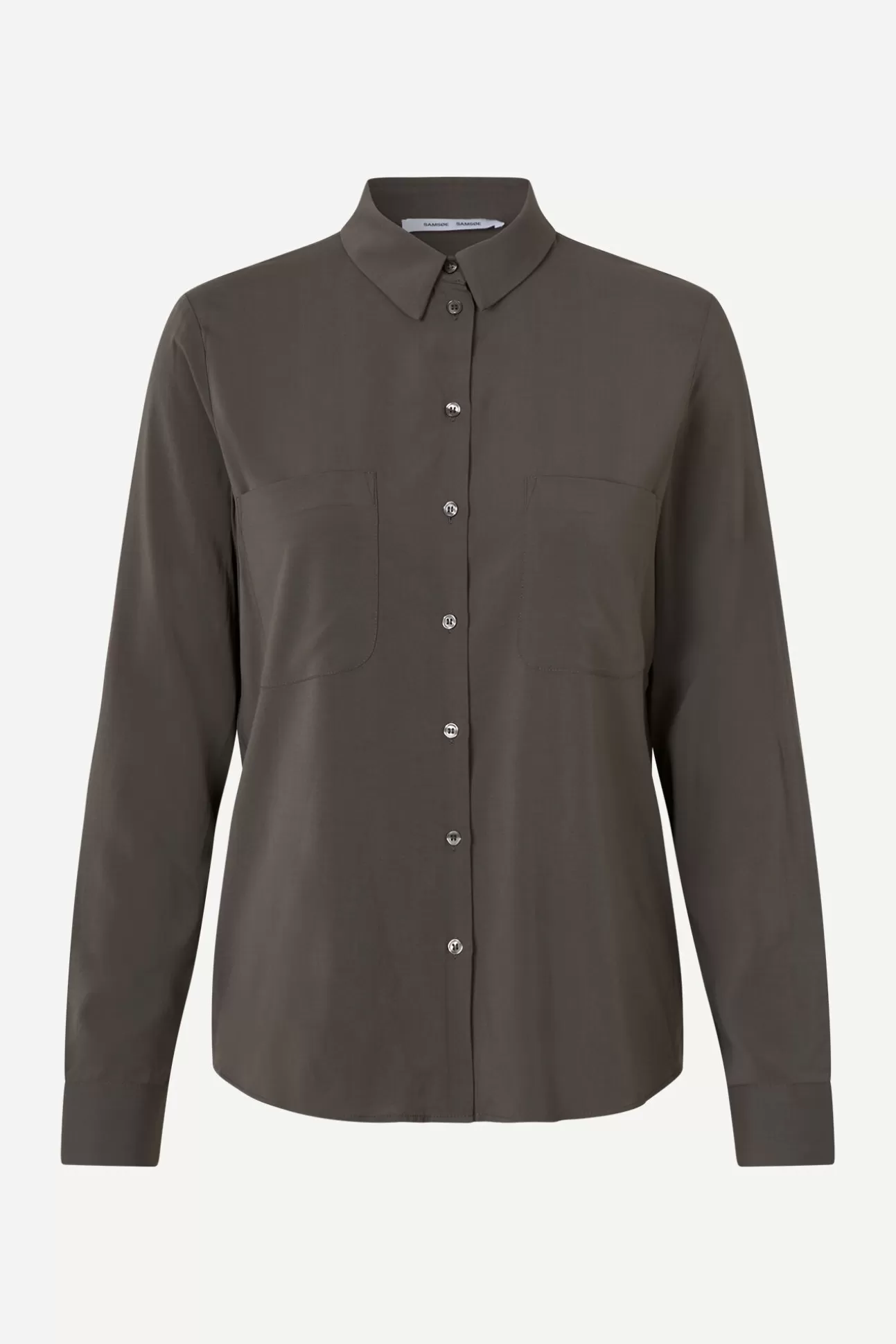 Chemises et chemisiers-Femme Samsøe Samsøe Milly shirt 9942 Major Brown