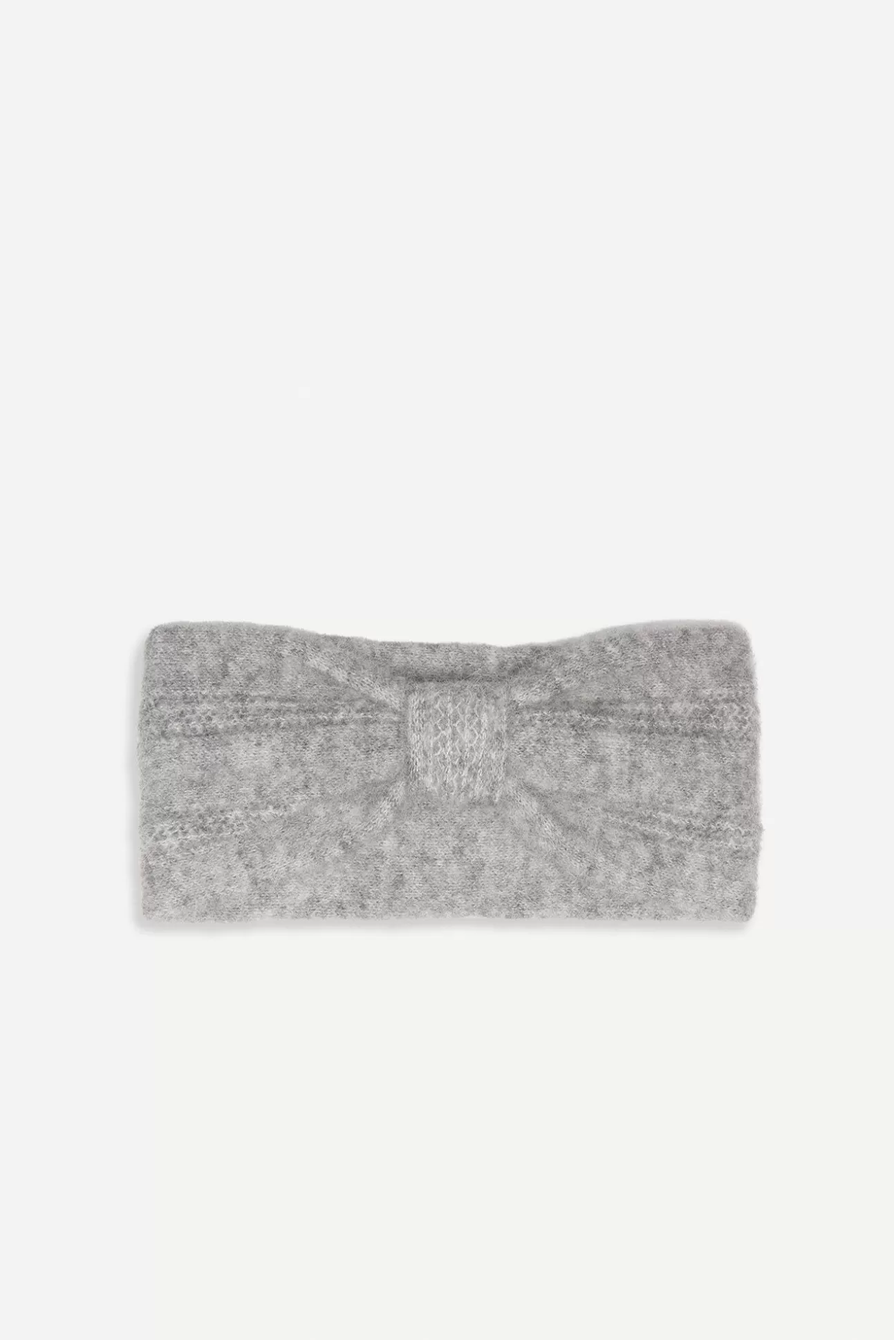 Chapeaux-Femme Samsøe Samsøe Nor headband 7355 Grey Mel.