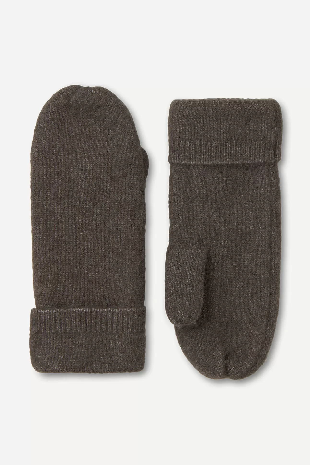 Gants-Femme Samsøe Samsøe Nor mitten 7355 Major Brown