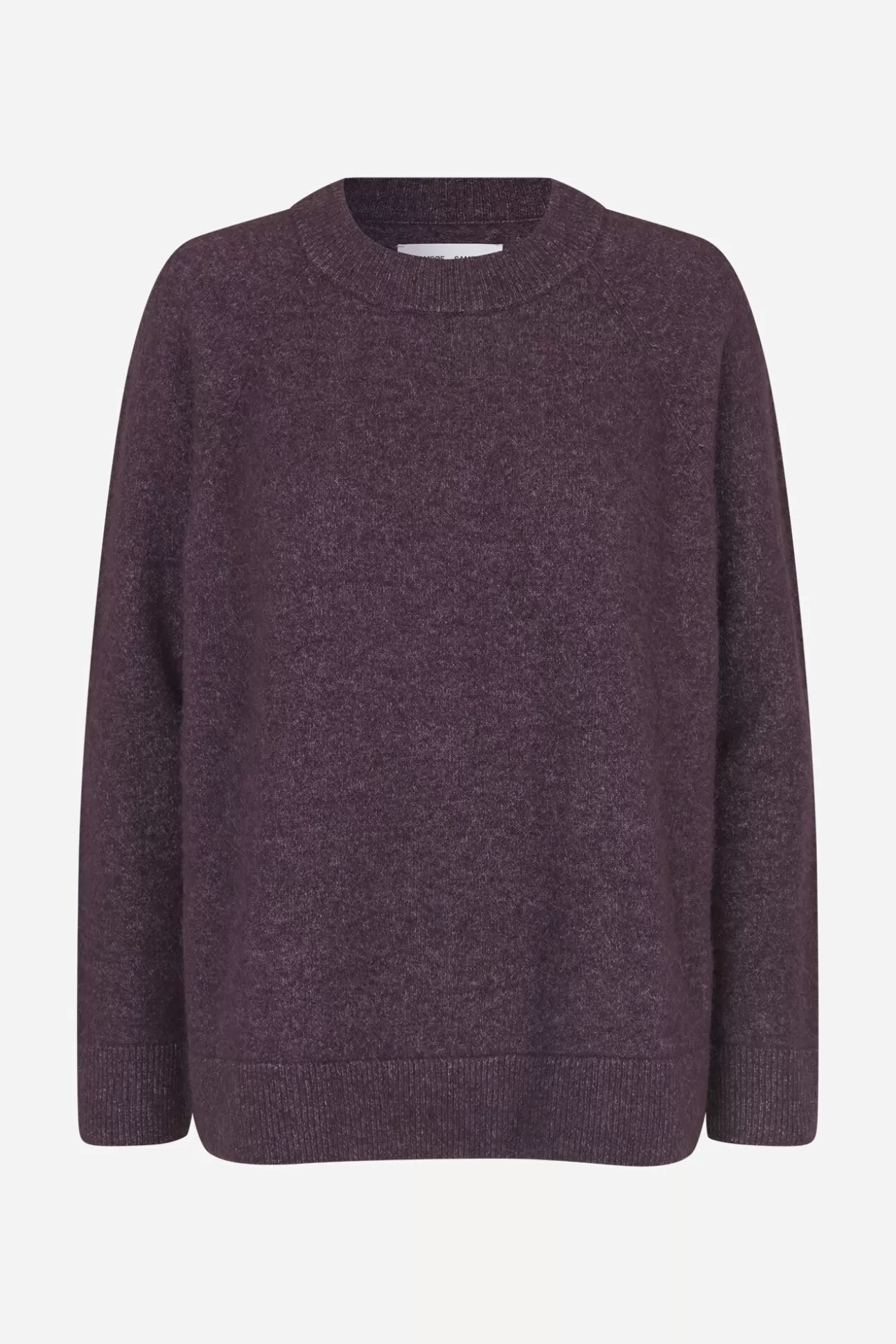 Pulls-Femme Samsøe Samsøe Nor o-n long 7355 Plum Perfect