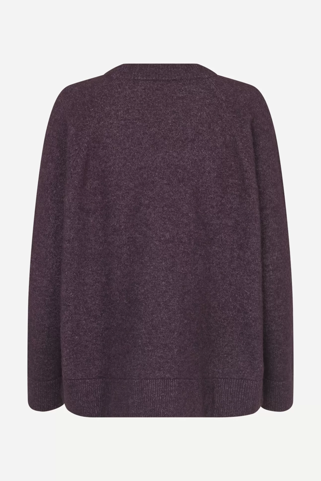 Pulls-Femme Samsøe Samsøe Nor o-n long 7355 Plum Perfect