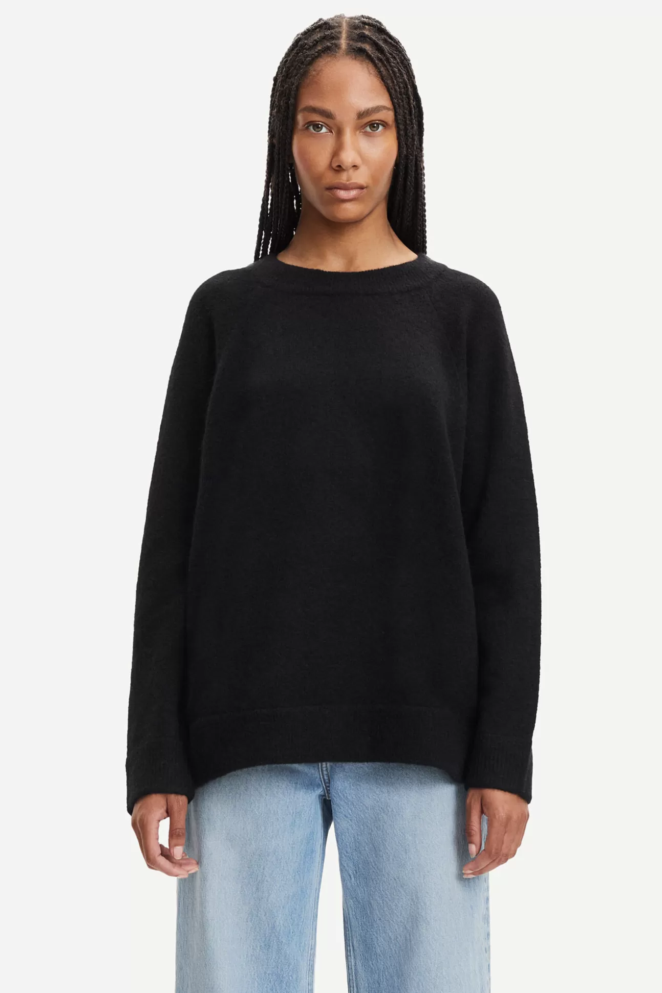 Pulls-Femme Samsøe Samsøe Nor o-n long 7355 Black