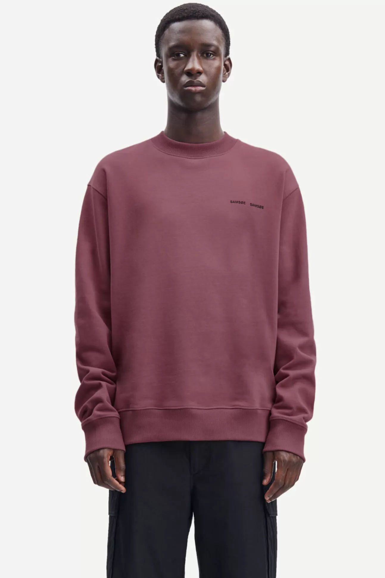 Sweats-Homme Samsøe Samsøe Norsbro crew neck 11720 Tulipwood