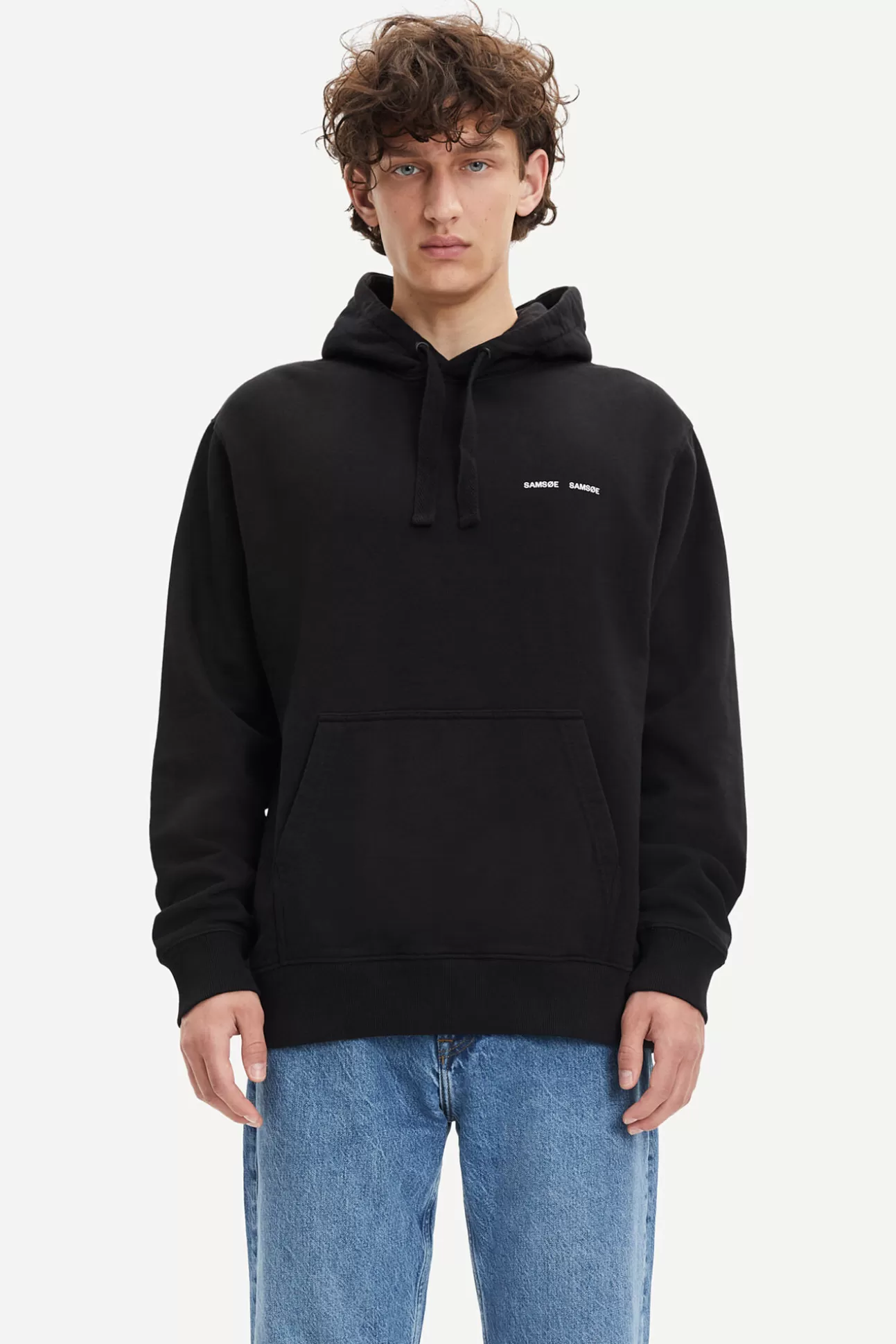 Sweats-Homme Samsøe Samsøe Norsbro hoodie 11720 Black