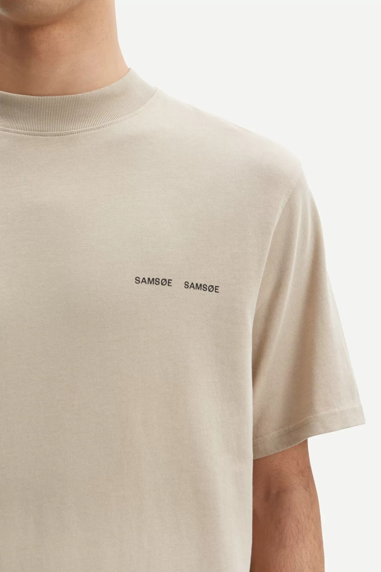 T-shirts et polos-Homme Samsøe Samsøe Norsbro t-shirt 6024 Pure Cashmere