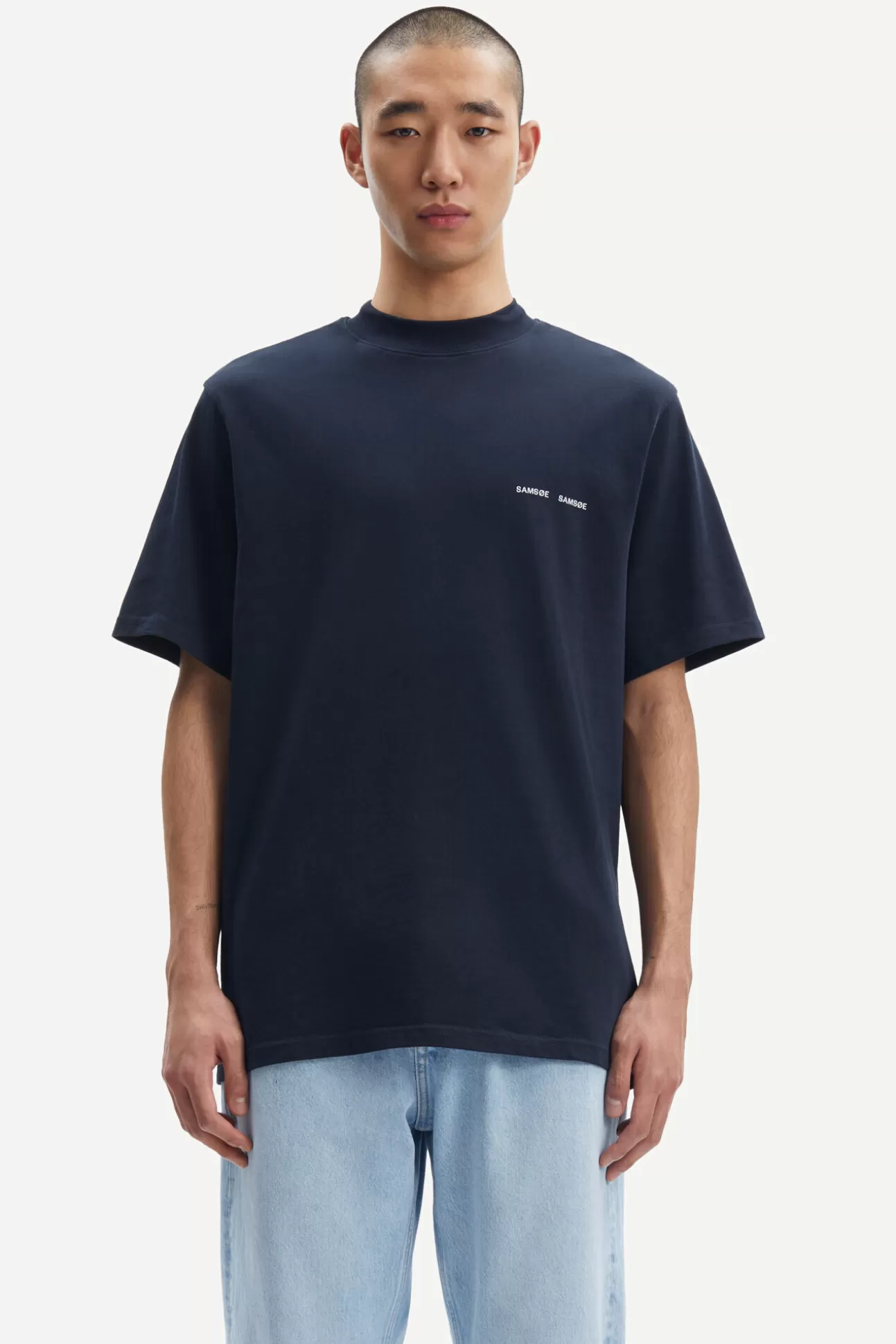 T-shirts et polos-Homme Samsøe Samsøe Norsbro t-shirt 6024 Sky Captain