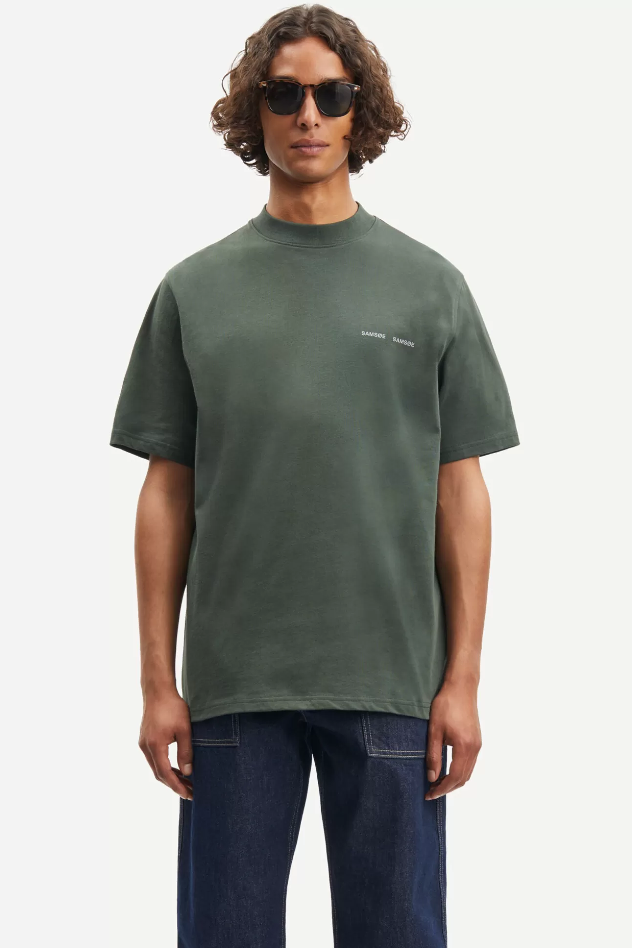 T-shirts et polos-Homme Samsøe Samsøe Norsbro t-shirt 6024 CLIMBING IVY