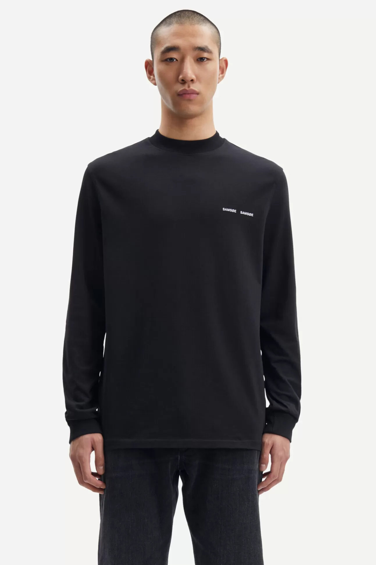 T-shirts et polos-Homme Samsøe Samsøe Norsbro t-shirt ls 6024 Black