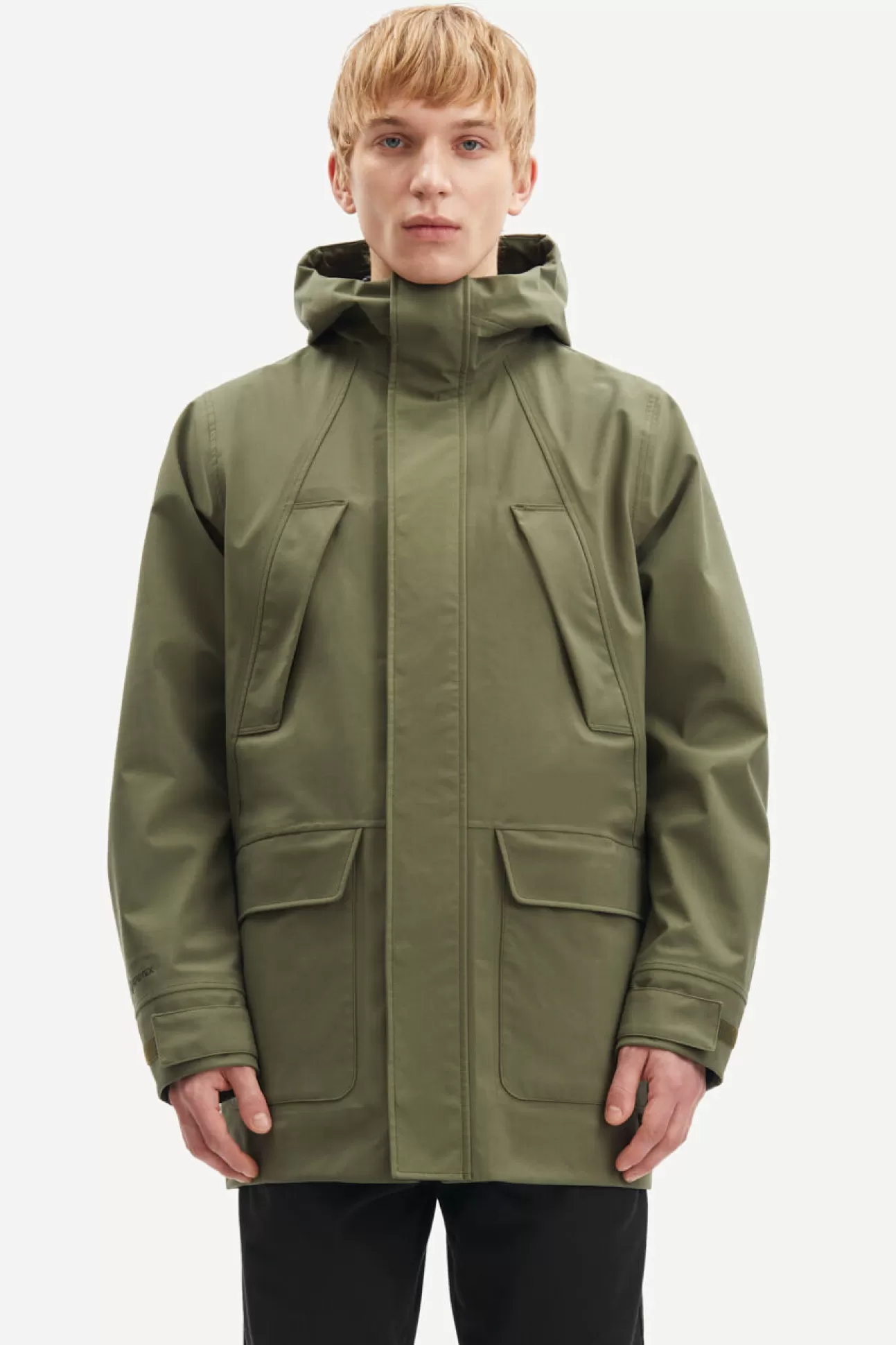 Vestes et manteaux-Homme Samsøe Samsøe Robert jacket 13037 OLIVE NIGHT