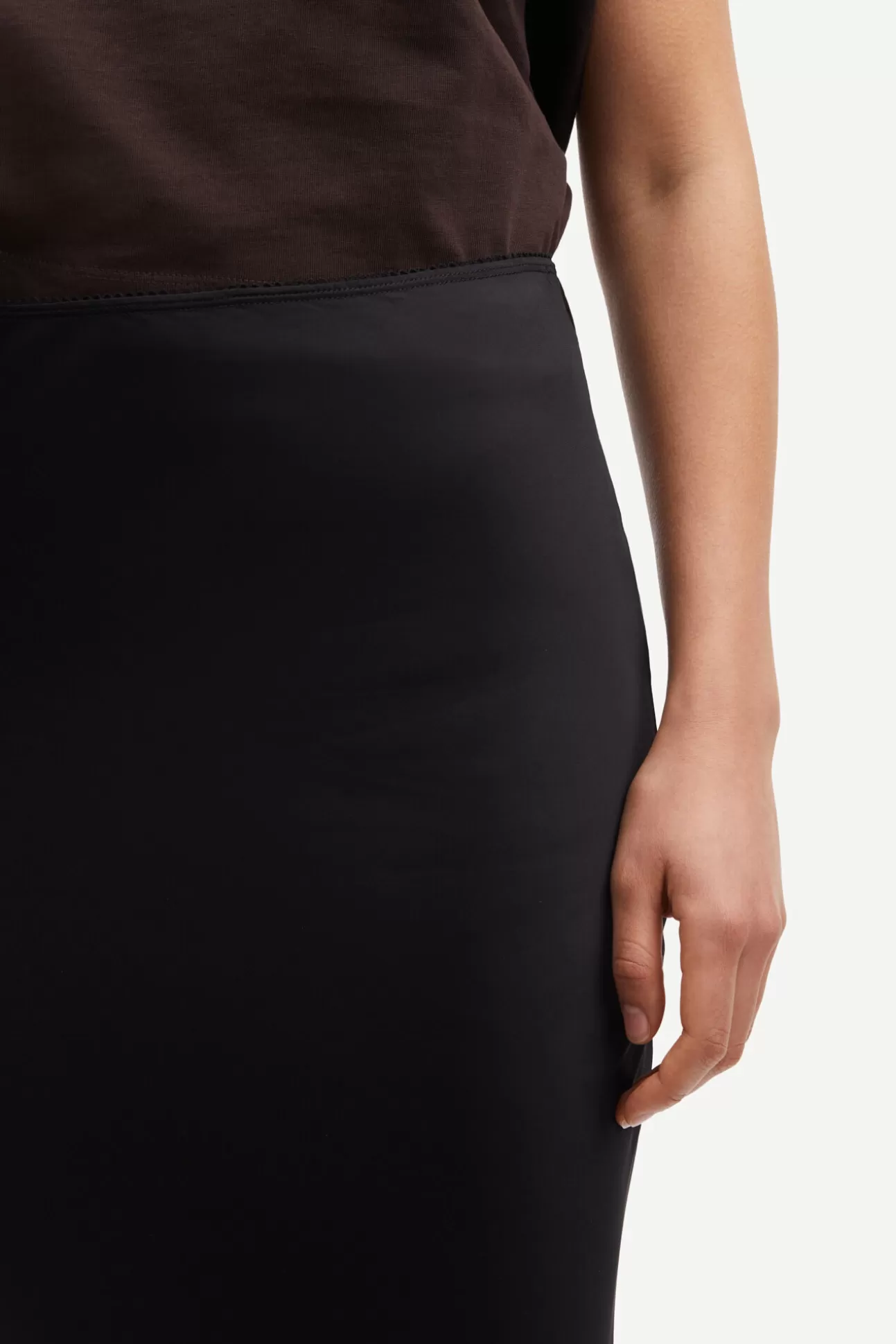 Shorts et jupes-Femme Samsøe Samsøe Saagneta skirt 14905 Black