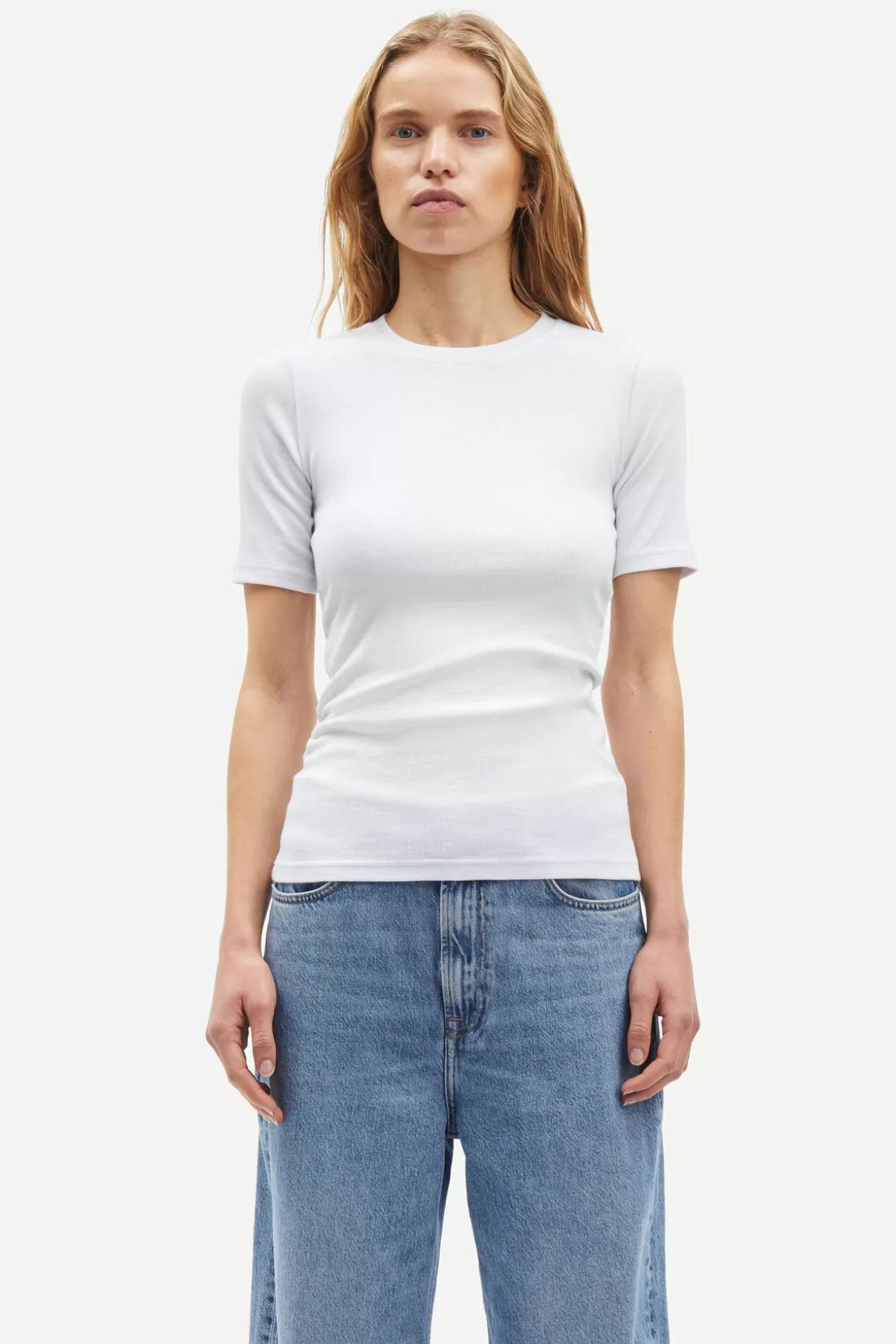 T-shirts et hauts-Femme Samsøe Samsøe Saalexo t-shirt 7542 WHITE