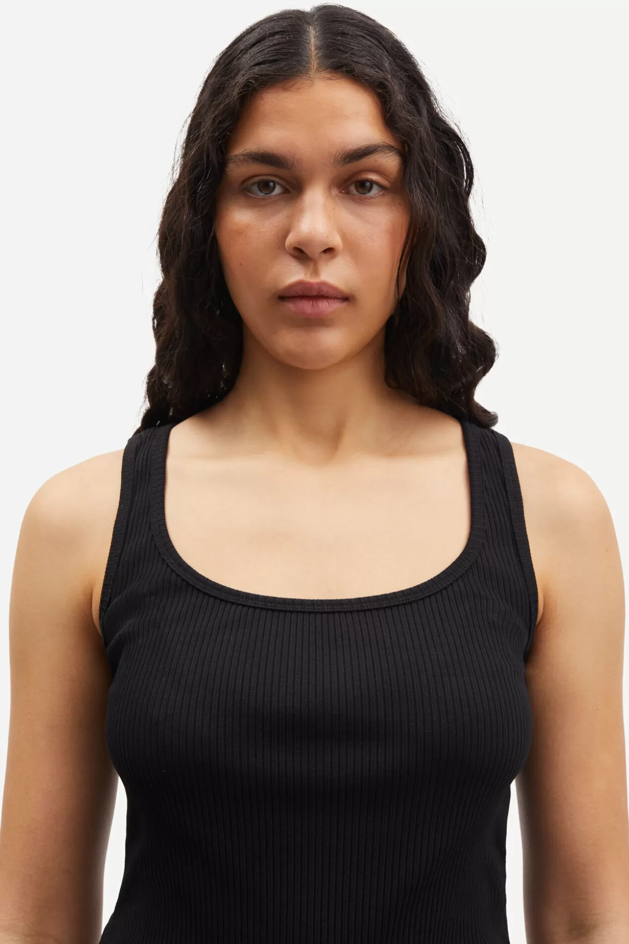 T-shirts et hauts-Femme Samsøe Samsøe Saamanza tank top 15120 Black