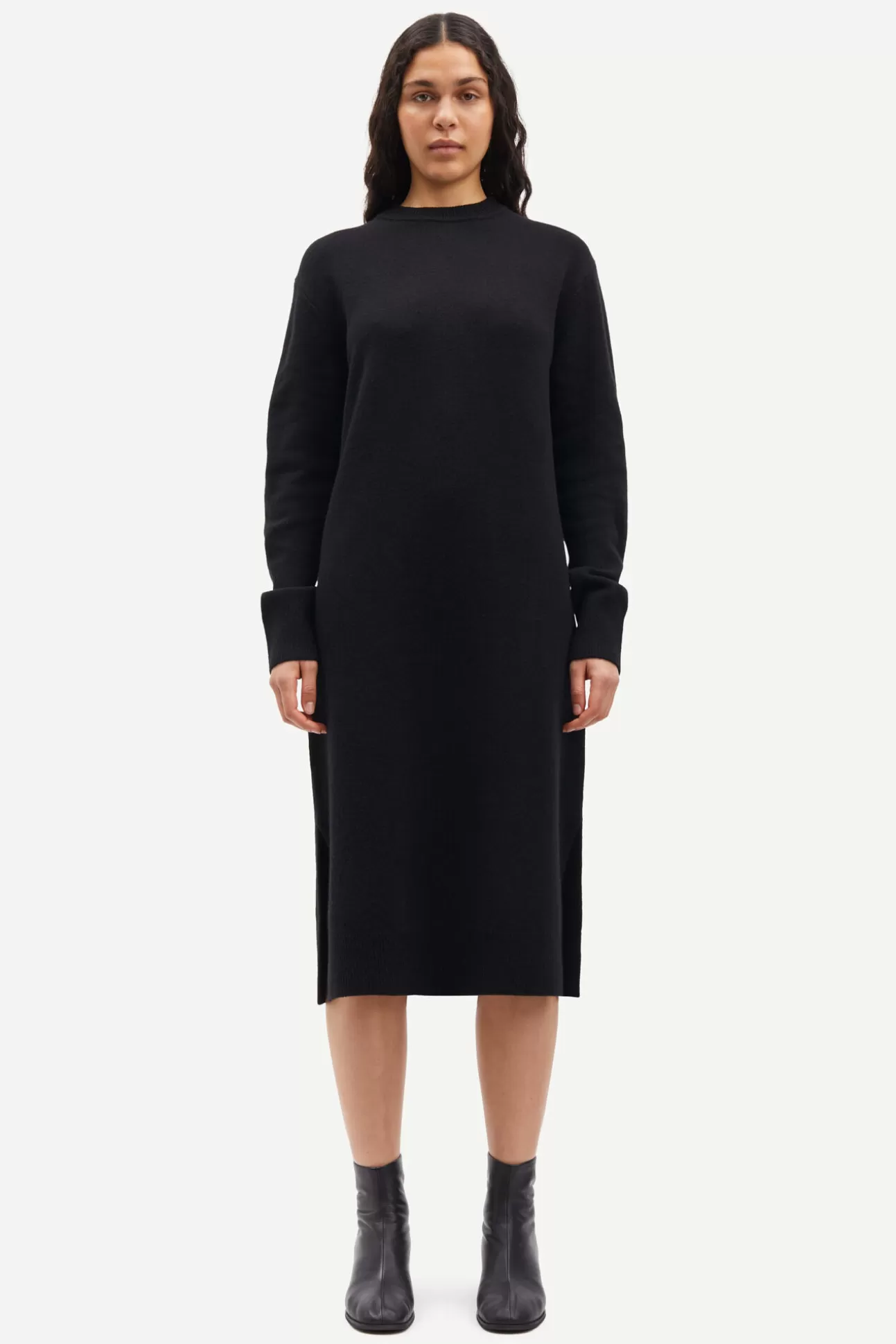 Robes et combinaisons-Femme Samsøe Samsøe Sacharlotte Knit Dress 15010 Black