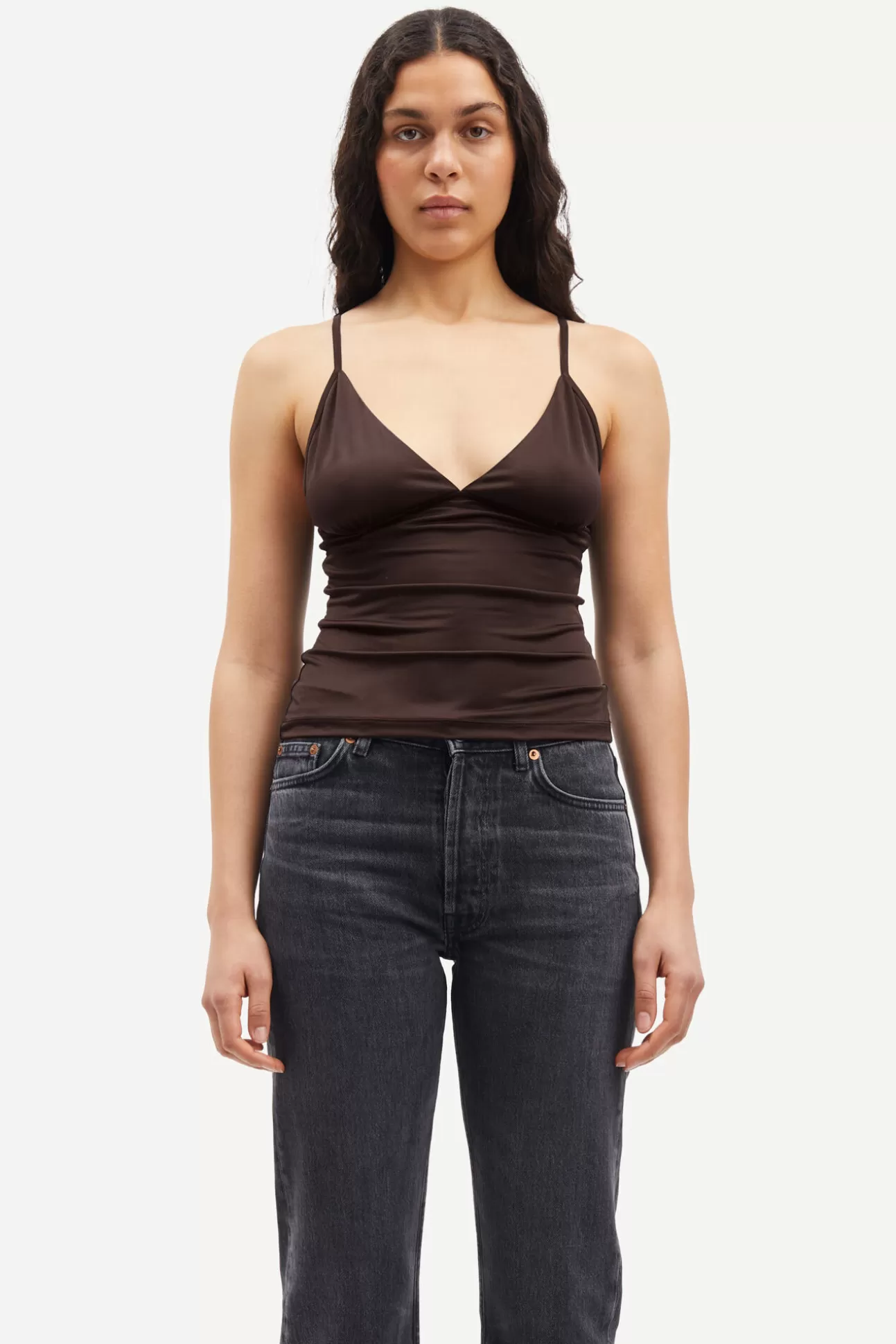 T-shirts et hauts-Femme Samsøe Samsøe Safaye strap top 15081 Mole'