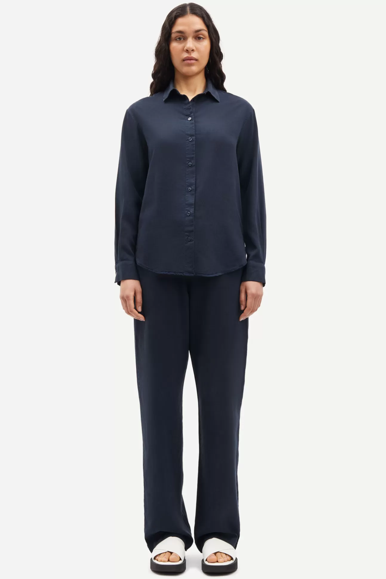 Ensembles assortis | Pantalons-Femme Samsøe Samsøe Sahoysa trousers 14982 Salute