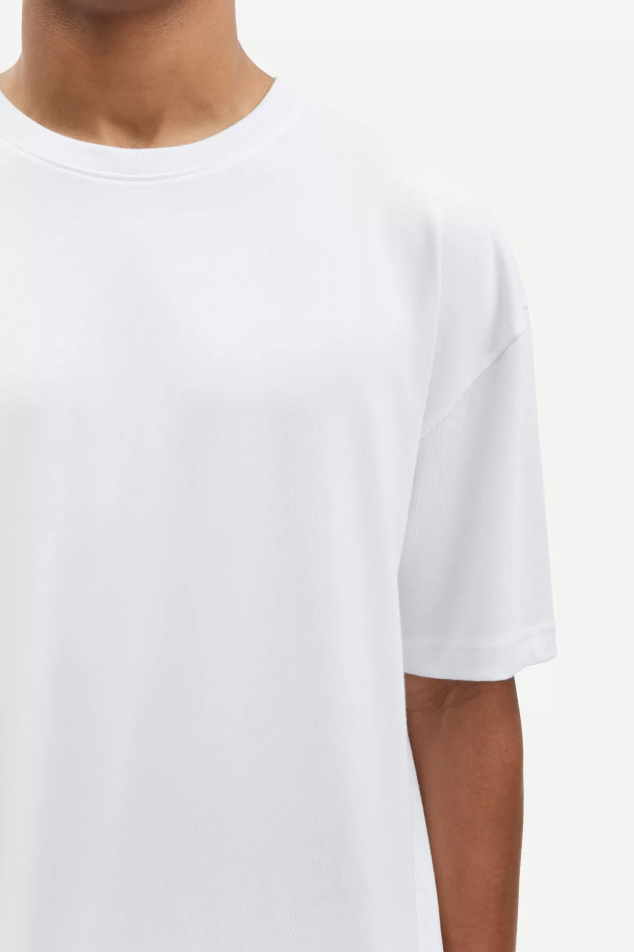 T-shirts et polos-Homme Samsøe Samsøe Sahudson t-shirt 15097 WHITE