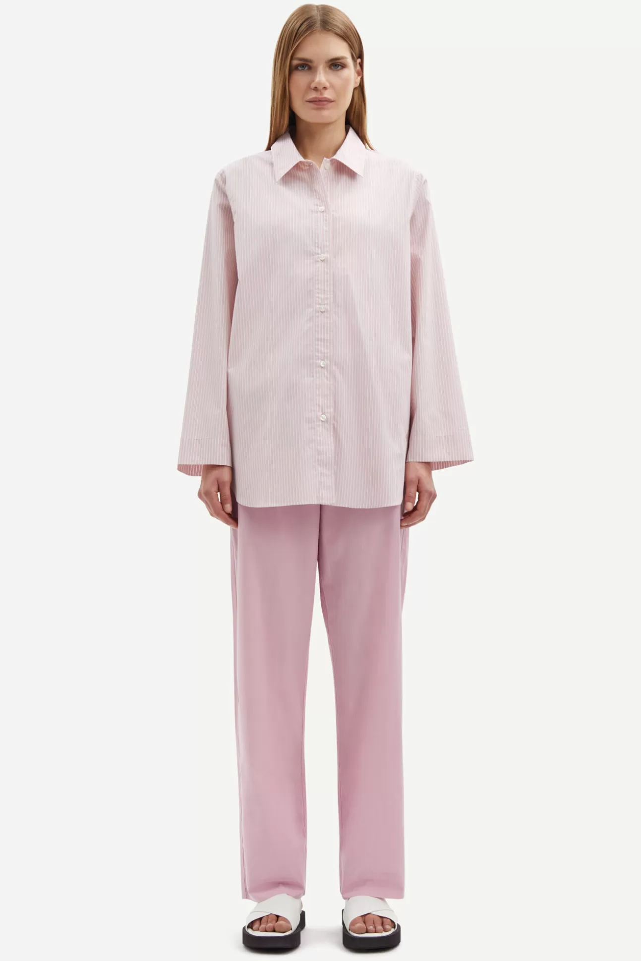 Loungewear | Pantalons-Femme Samsøe Samsøe Salove trousers 11466 Fragrant Lilac