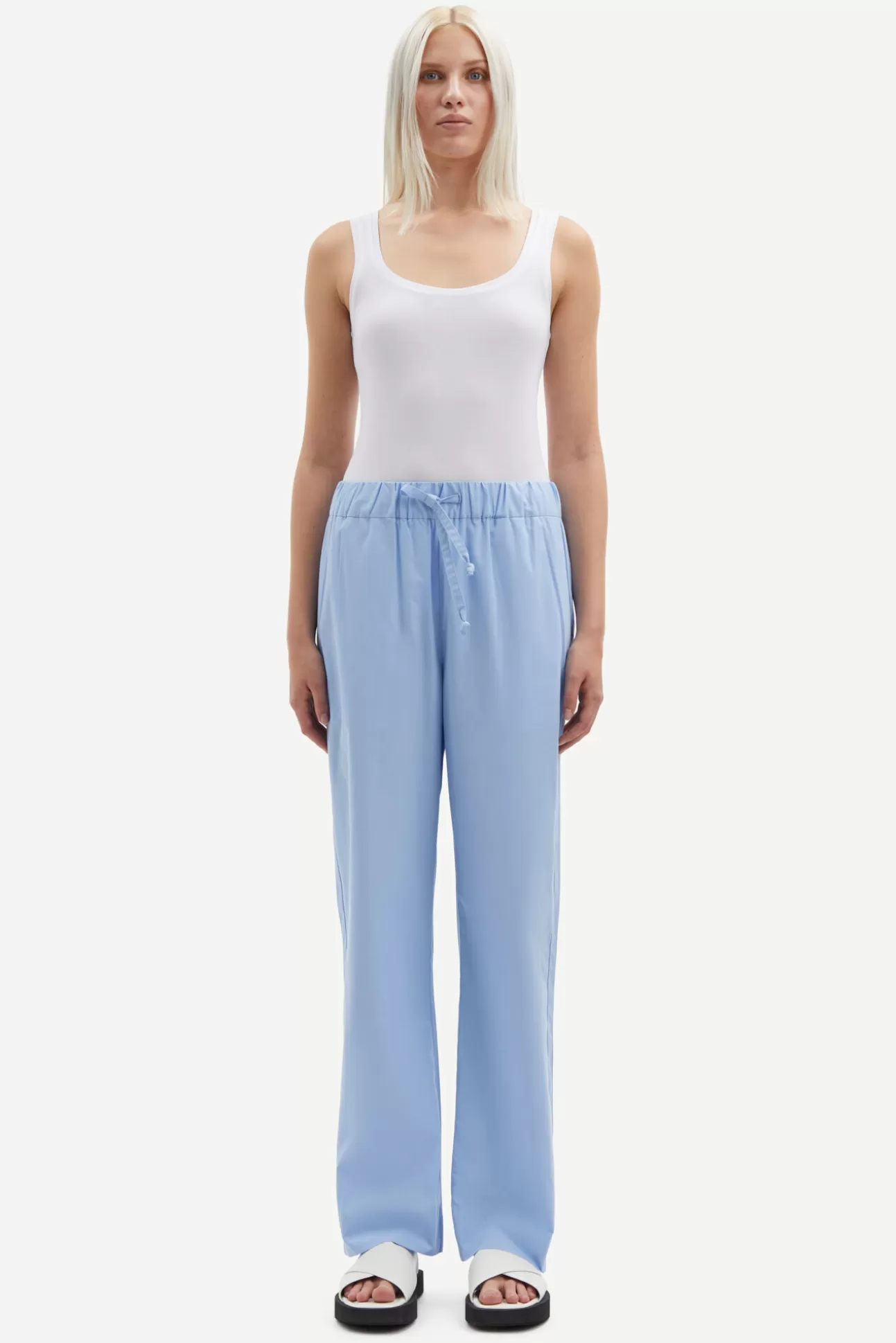 Loungewear | Pantalons-Femme Samsøe Samsøe Salove trousers 11466 Serenity