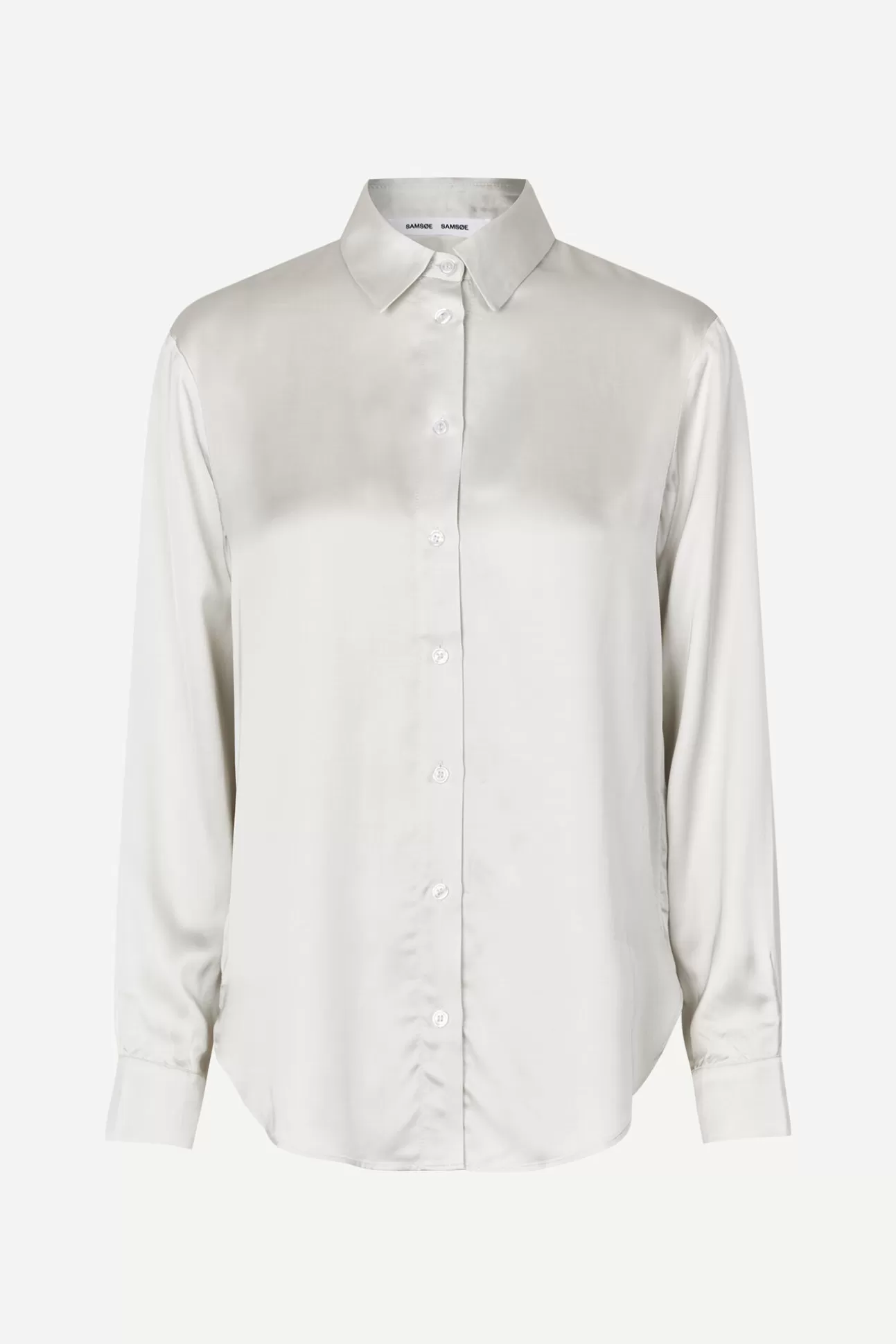 Chemises et chemisiers-Femme Samsøe Samsøe Samadisoni shirt 14905 White Onyx