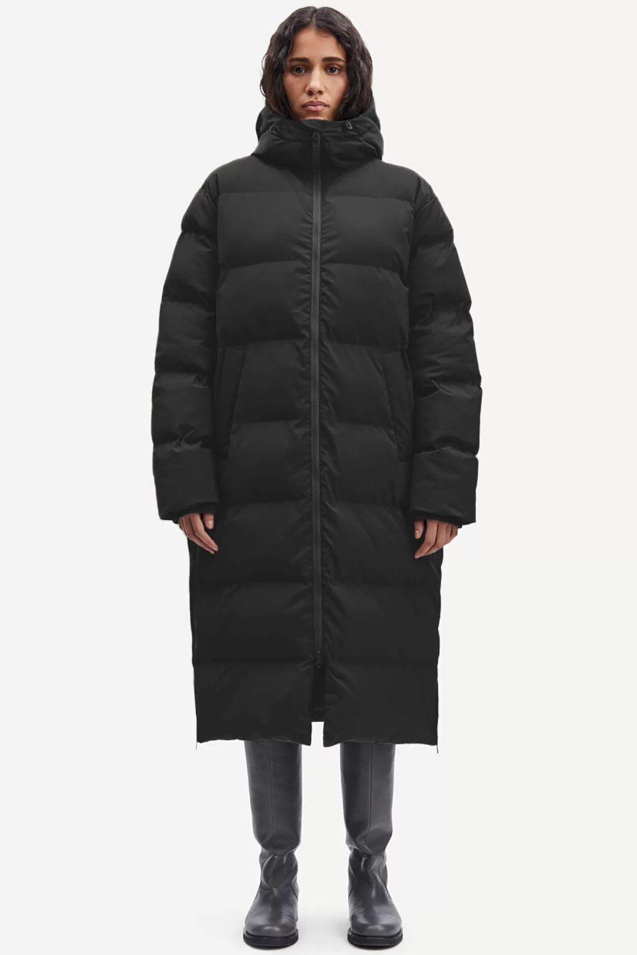 Vestes et manteaux-Femme Samsøe Samsøe Sera coat 12891 Black