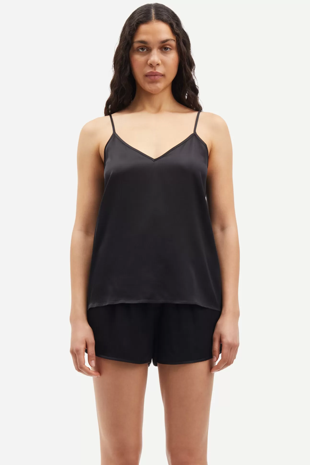 Ensembles assortis | T-shirts et hauts | Loungewear-Femme Samsøe Samsøe Sharon strap top 14905 Black