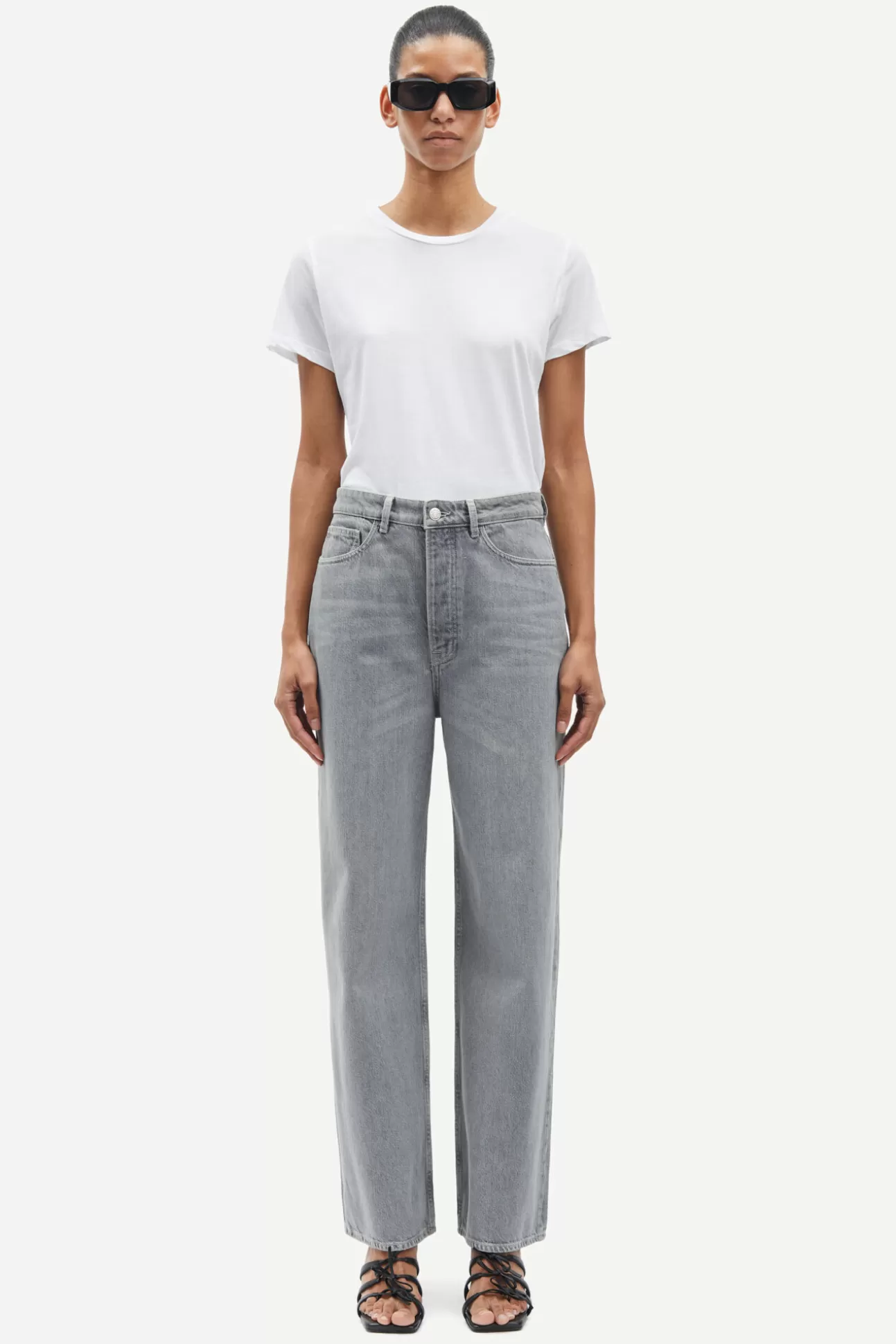 Jeans-Femme Samsøe Samsøe Shelly jeans 15061 Mist