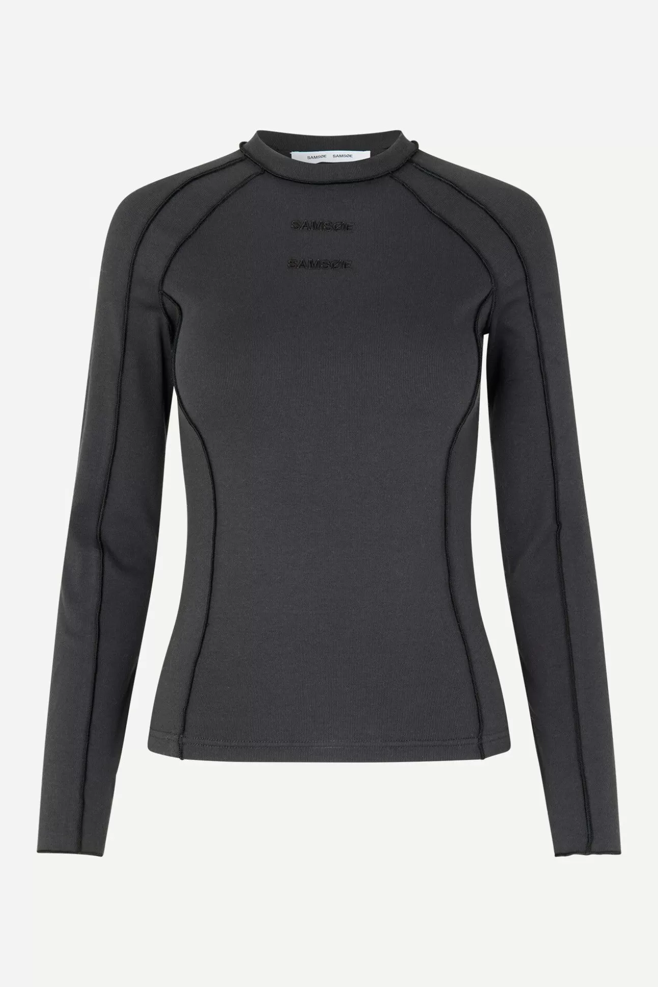 T-shirts et hauts-Femme Samsøe Samsøe Sloan top 7542 Phantom Black