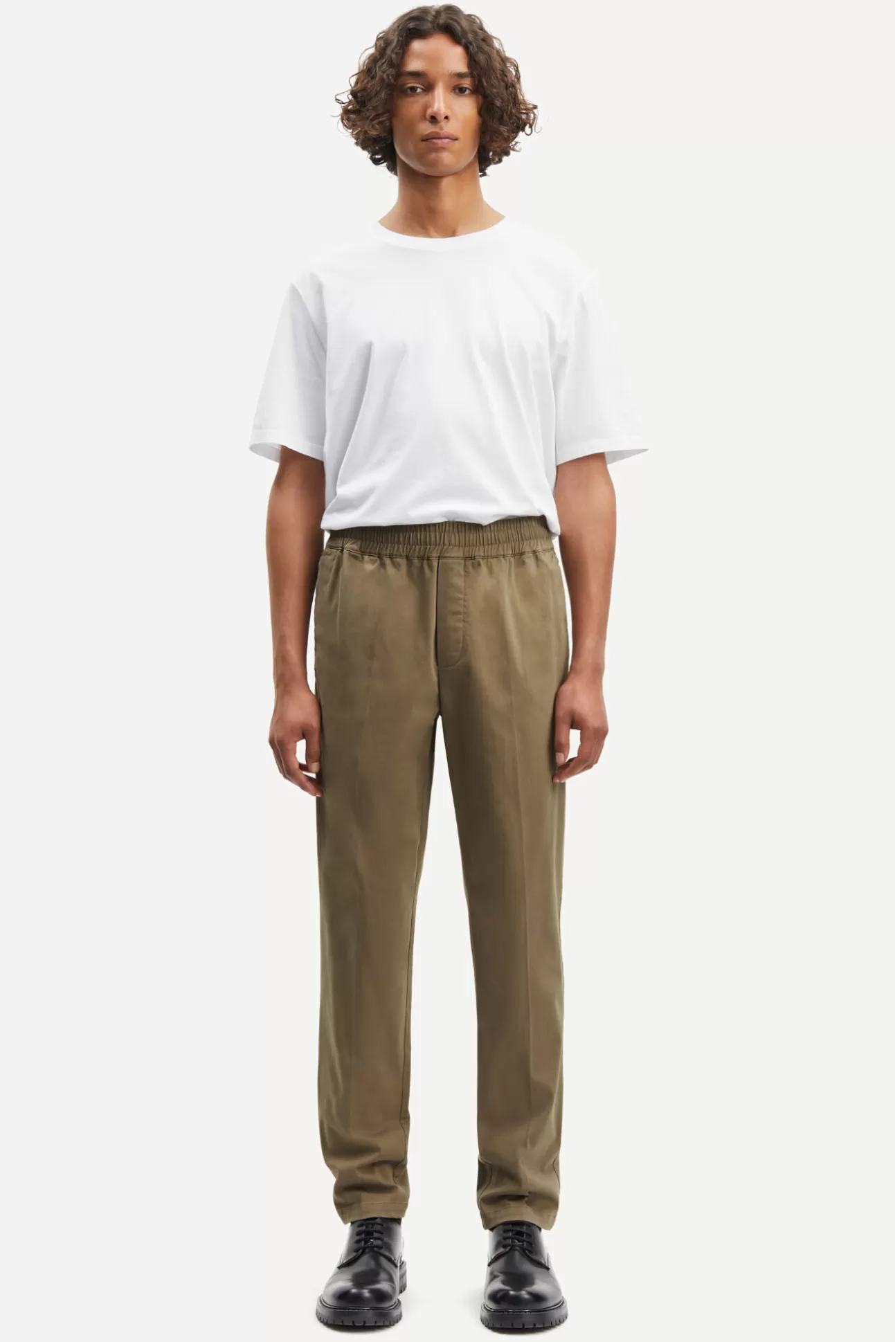 Pantalons-Homme Samsøe Samsøe Smithy trousers 10821 Crocodile